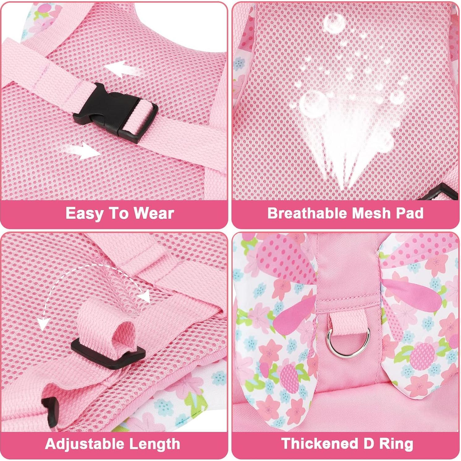 Arnés Antipérdida para Niños Accmor Rosa 3 en 1 Ajustable