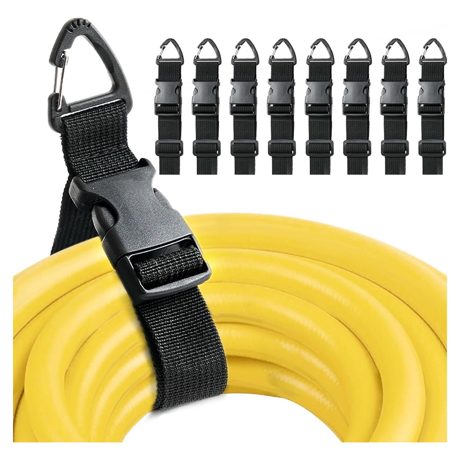 Soporte Organizador de Cables RRBXIA 43 cm Paquete de 8 Negro