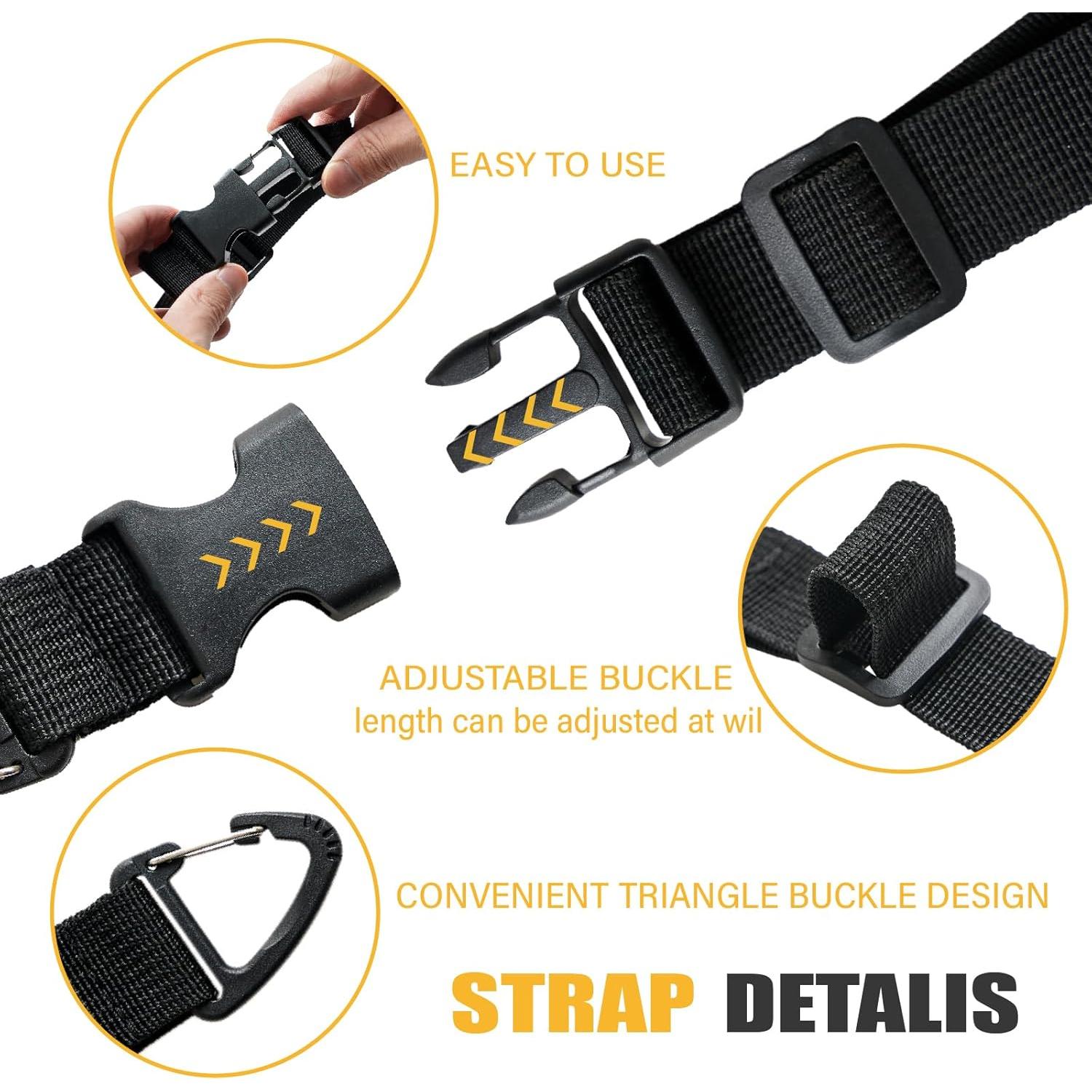 Soporte Organizador de Cables RRBXIA 43 cm Paquete de 8 Negro