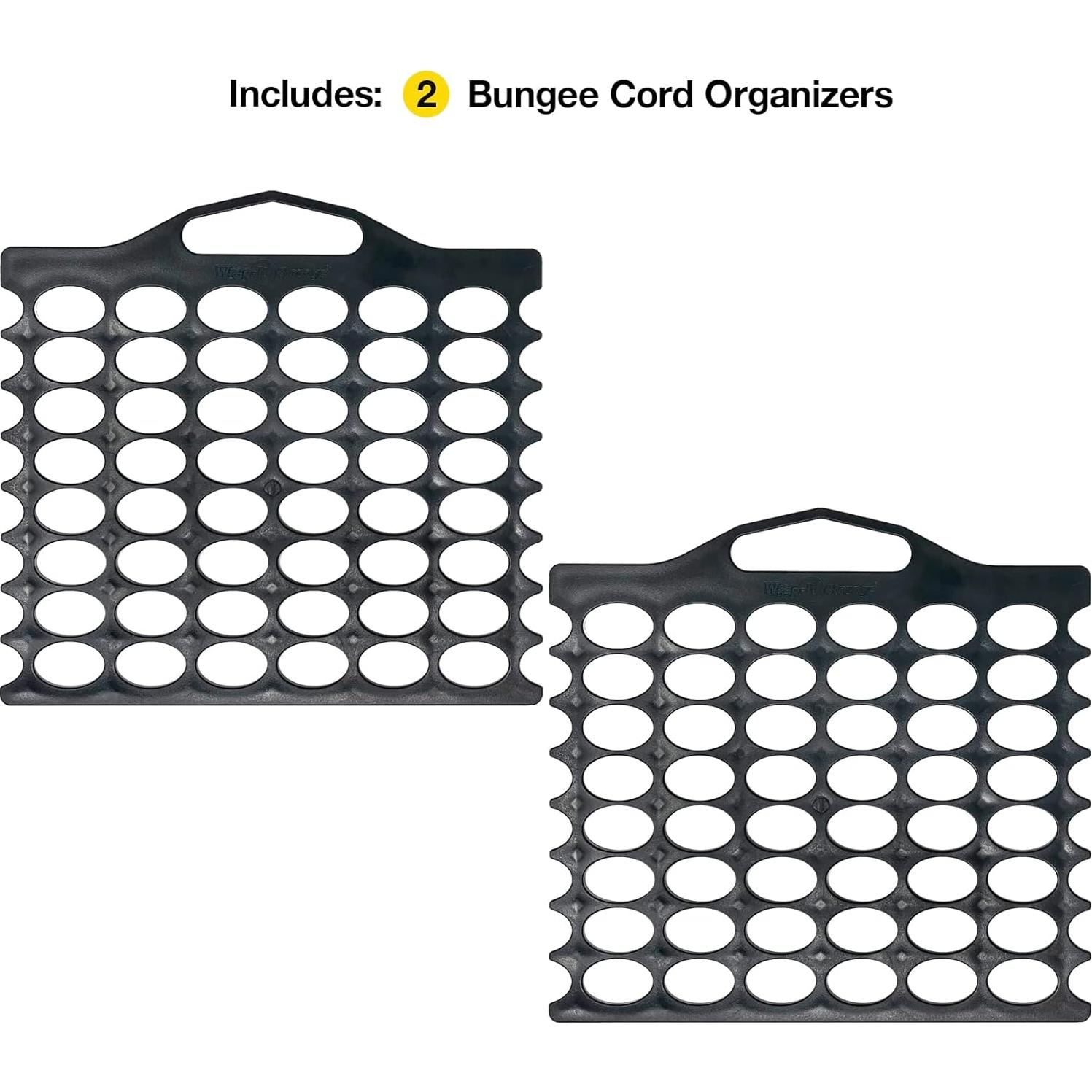 Soporte para Cuerdas Bungee Wrap-It Storage 2-Pack Negro