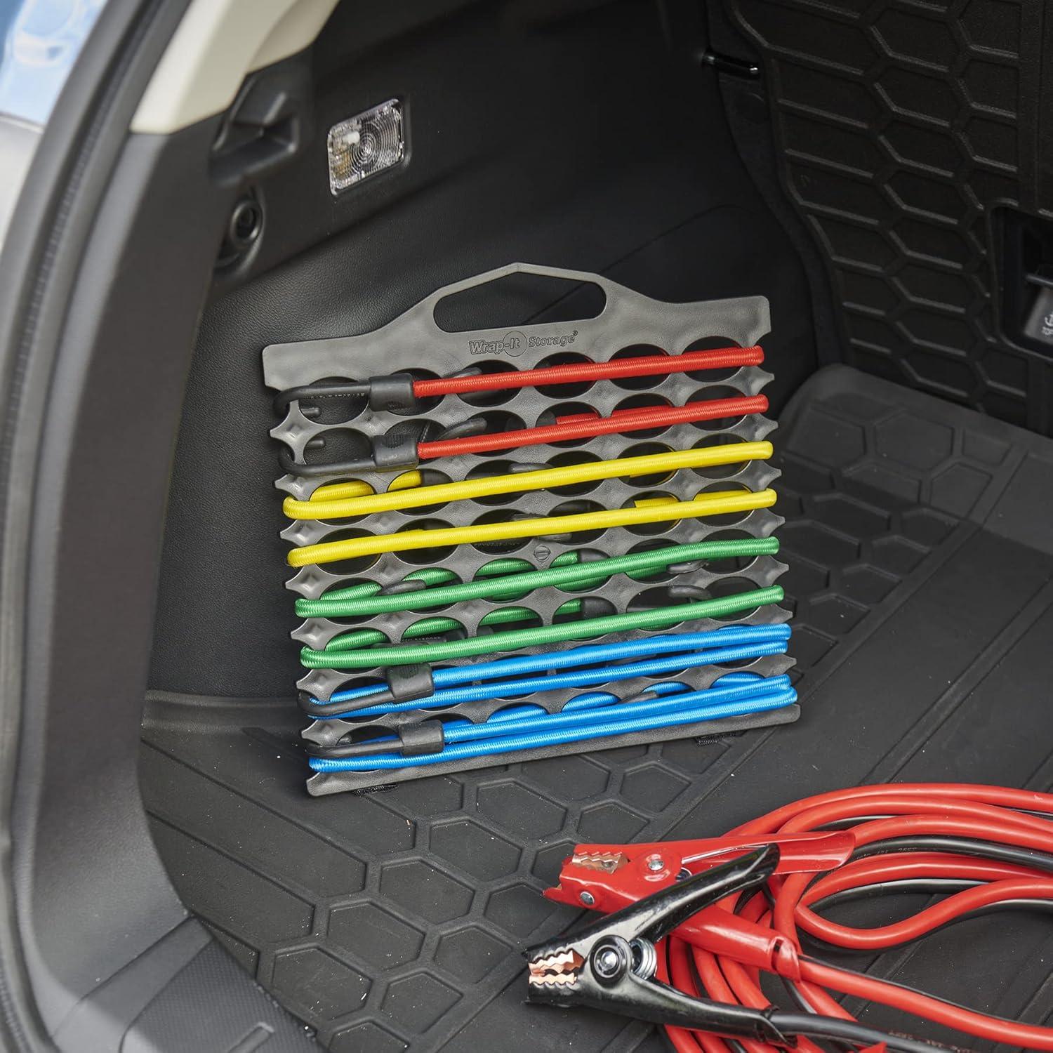 Soporte para Cuerdas Bungee Wrap-It Storage 2-Pack Negro