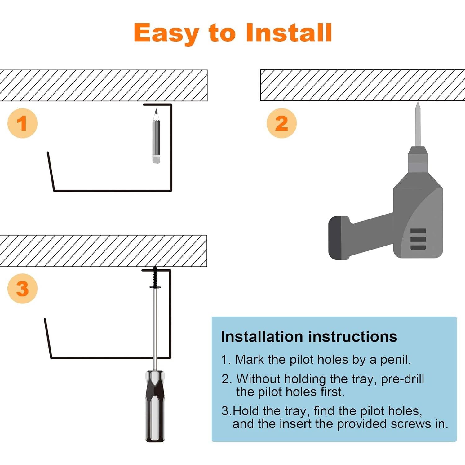 Organizador de Cables Coyacool Negro - Bandeja Metálica 36.8x12.7cm