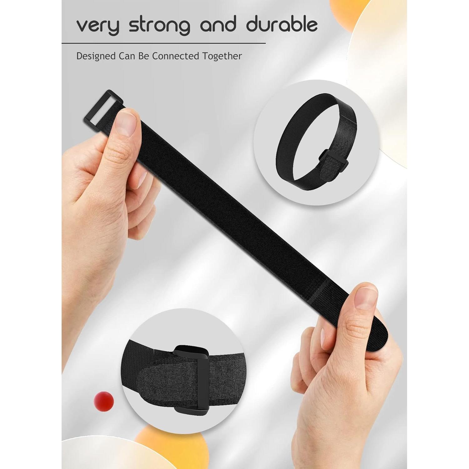 Correasa de Cable Reutilizables Aidunmis 24 Piezas 30.48 cm