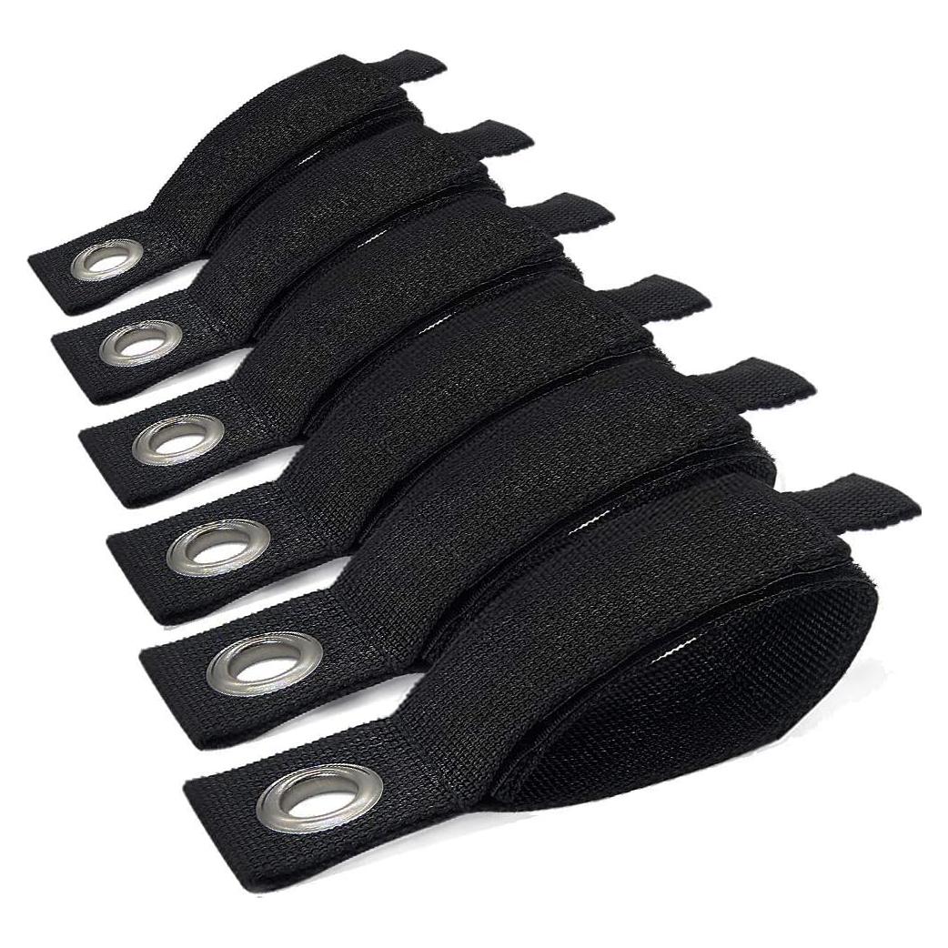 6 Organizadores de Cable Kadden Nylon 26.9 cm 22 kg