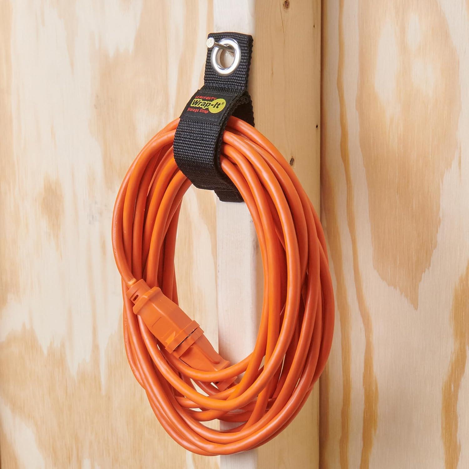 Correas de Almacenamiento Wrap-It 10" Plata - 6-Pack Resistentes