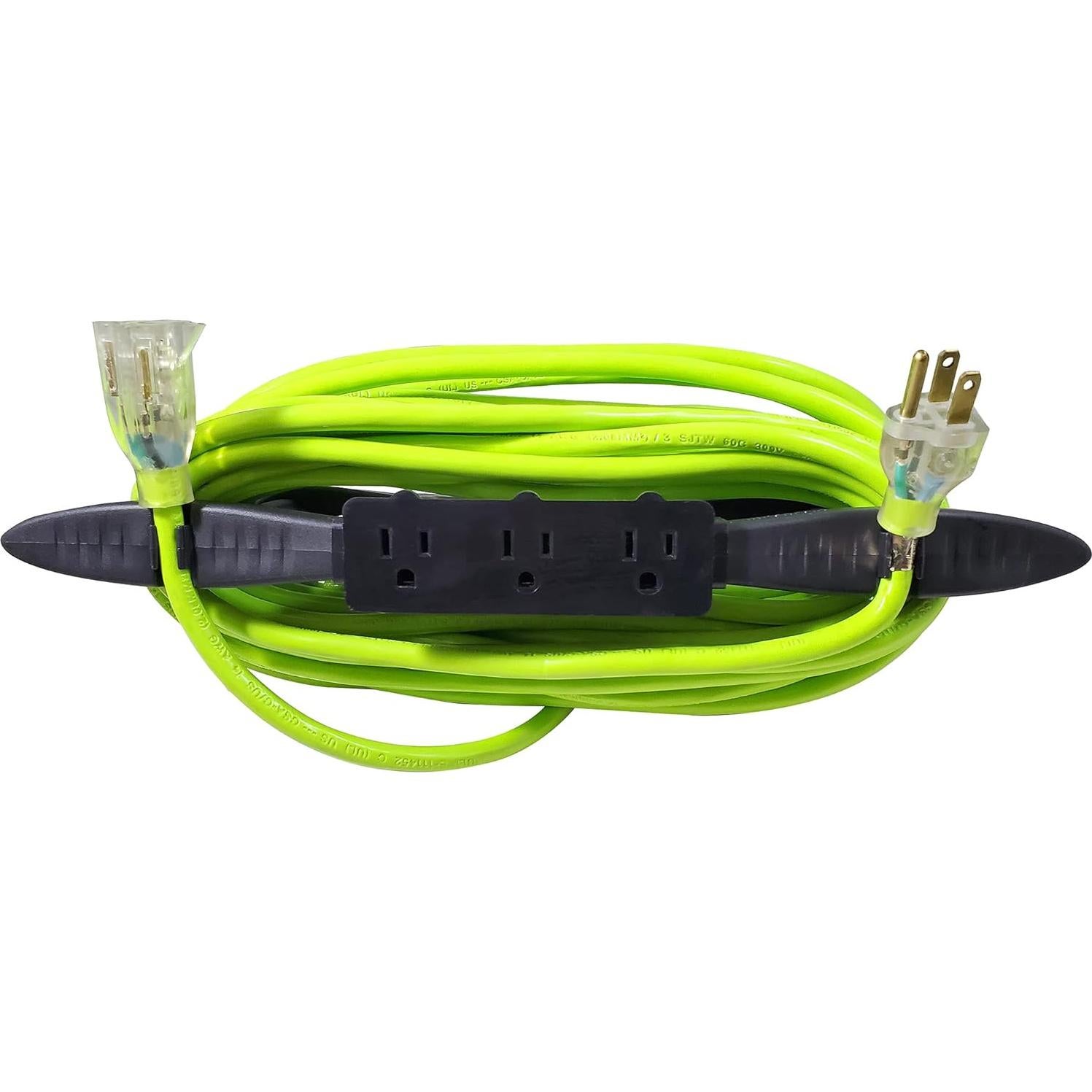 Enrollador de Cable USW 15.24m con 3 Salidas AC y USB