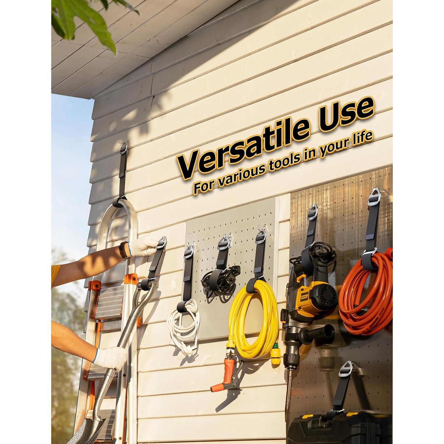 Organizador de Cables Chfeila - Paquete de 4 Ajustable 35-45cm