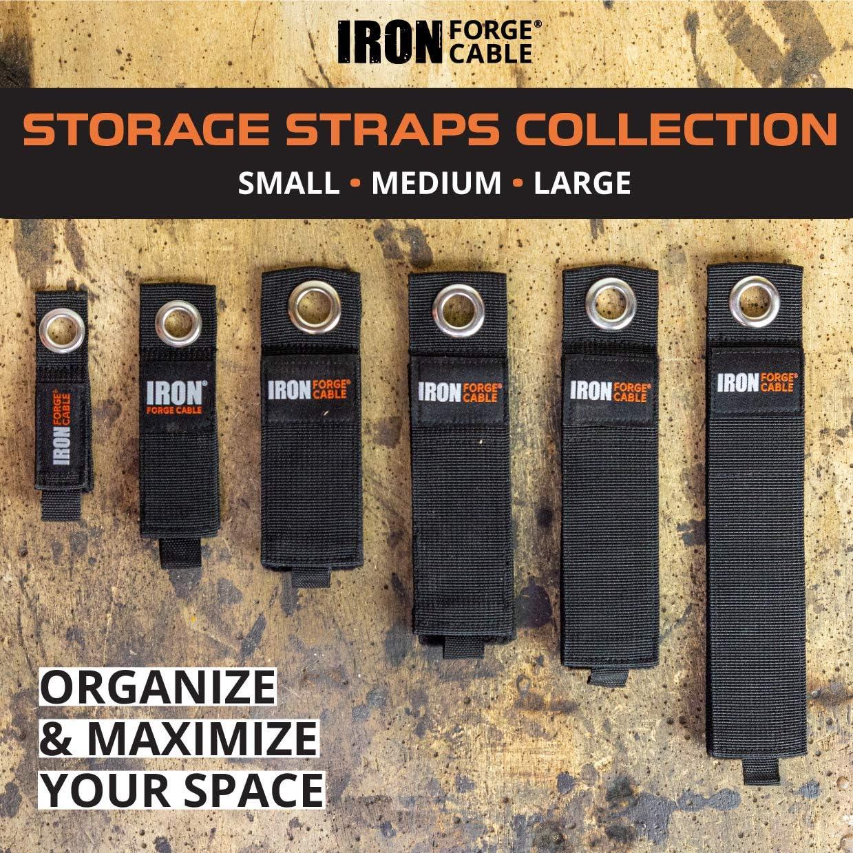 Organizador de Cables Iron Forge - Paquete de 12 Piezas