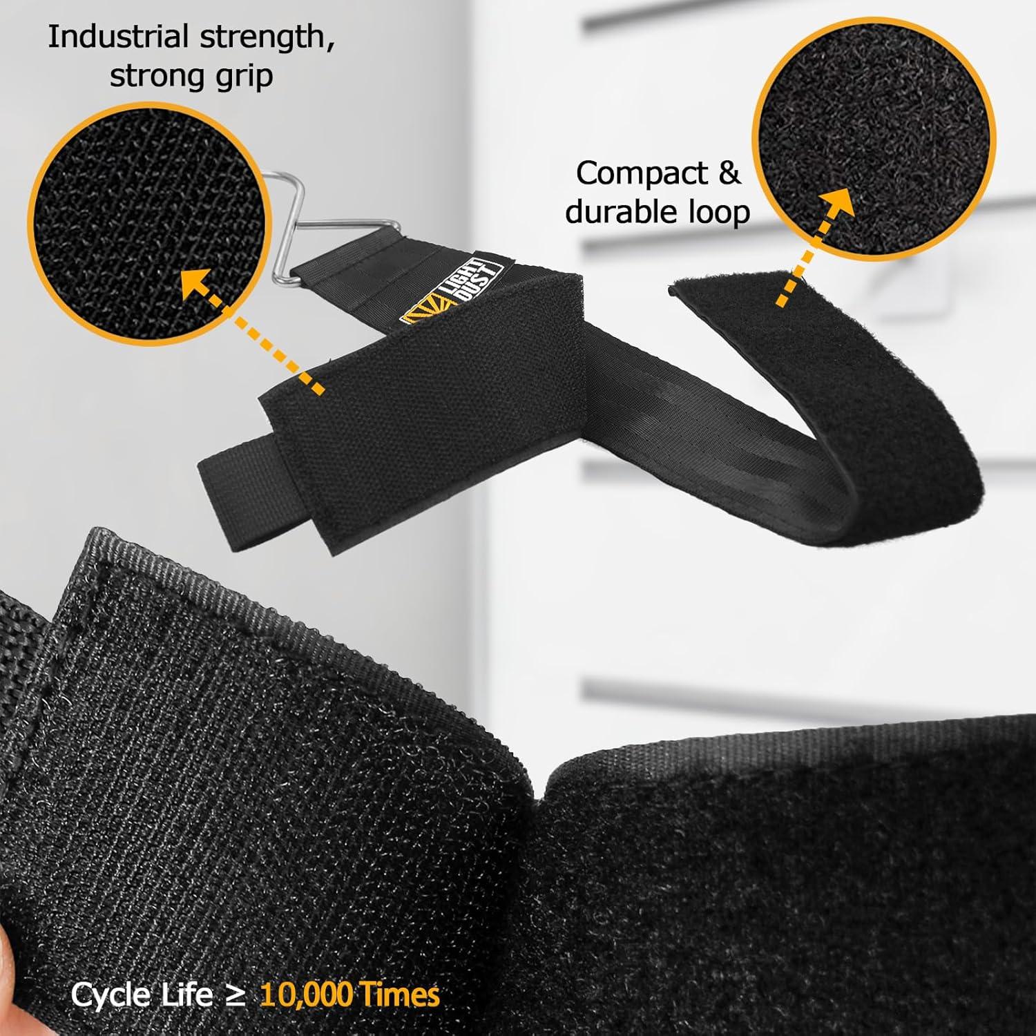 Soporte de Cuerda Colgante LIGHT DUST 10 Piezas 55 cm Negro