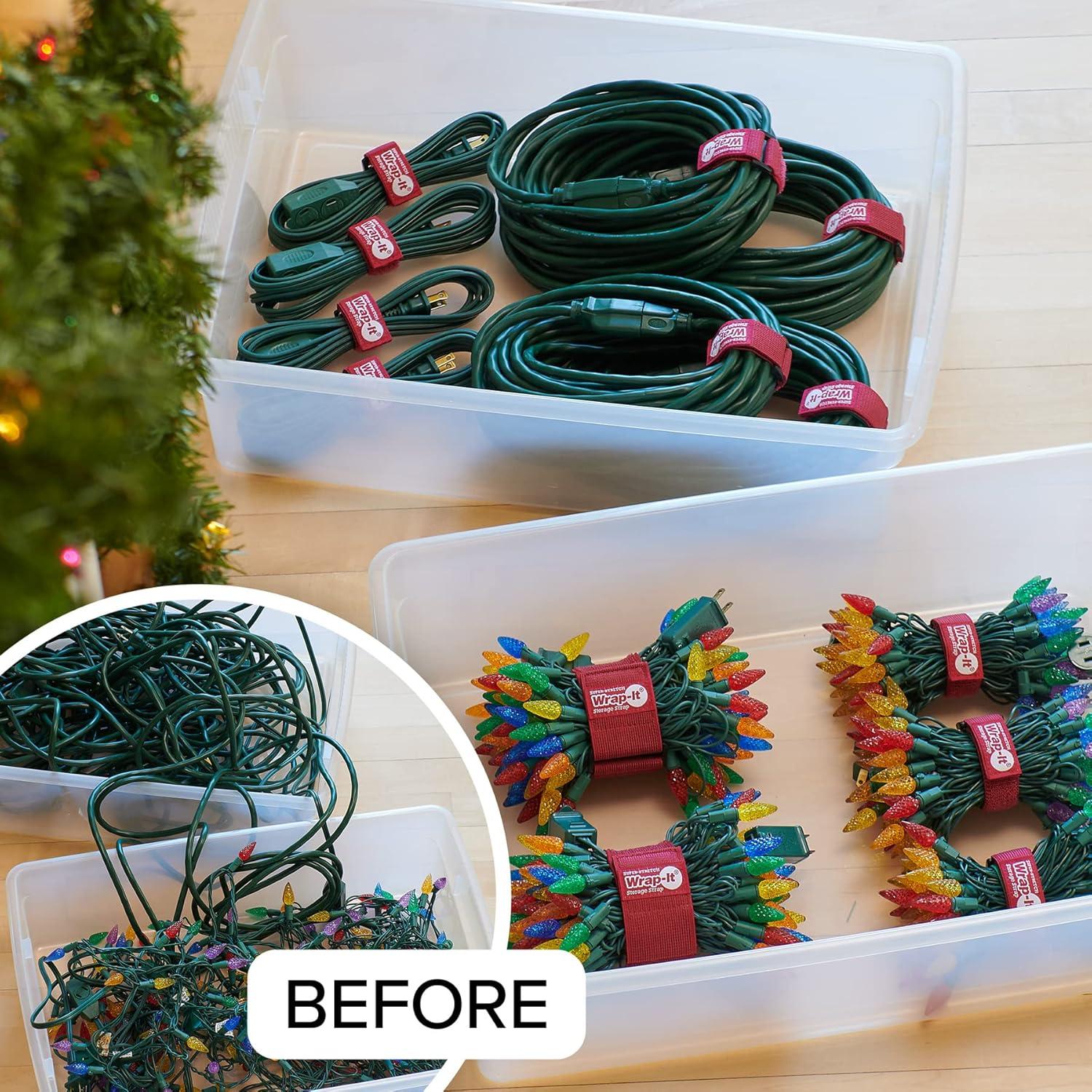 Correas de Almacenamiento Wrap-It 14 Piezas Alta Resistencia