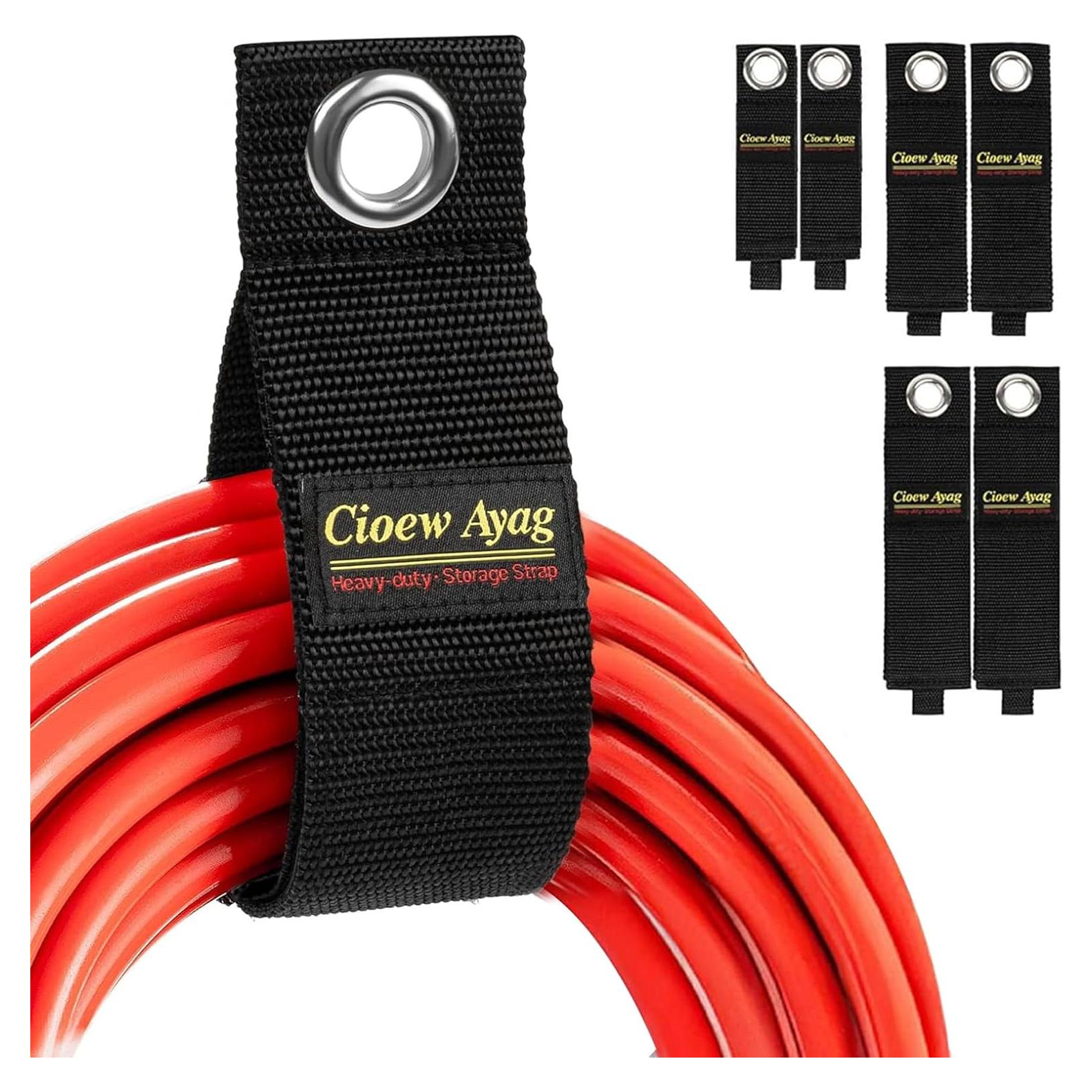 6 Correas de Almacenamiento Cioew Ayag para Cables 43 cm