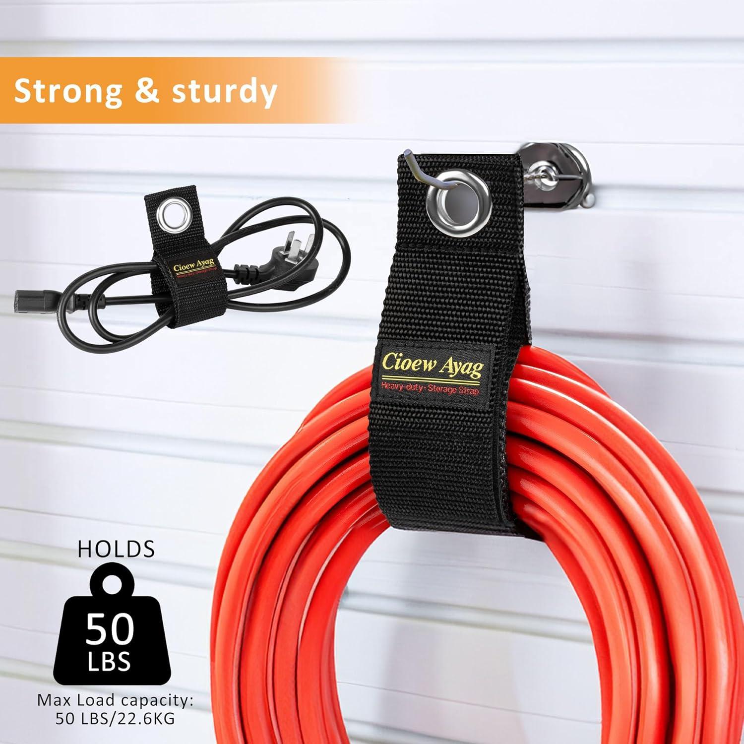 6 Correas de Almacenamiento Cioew Ayag para Cables 43 cm