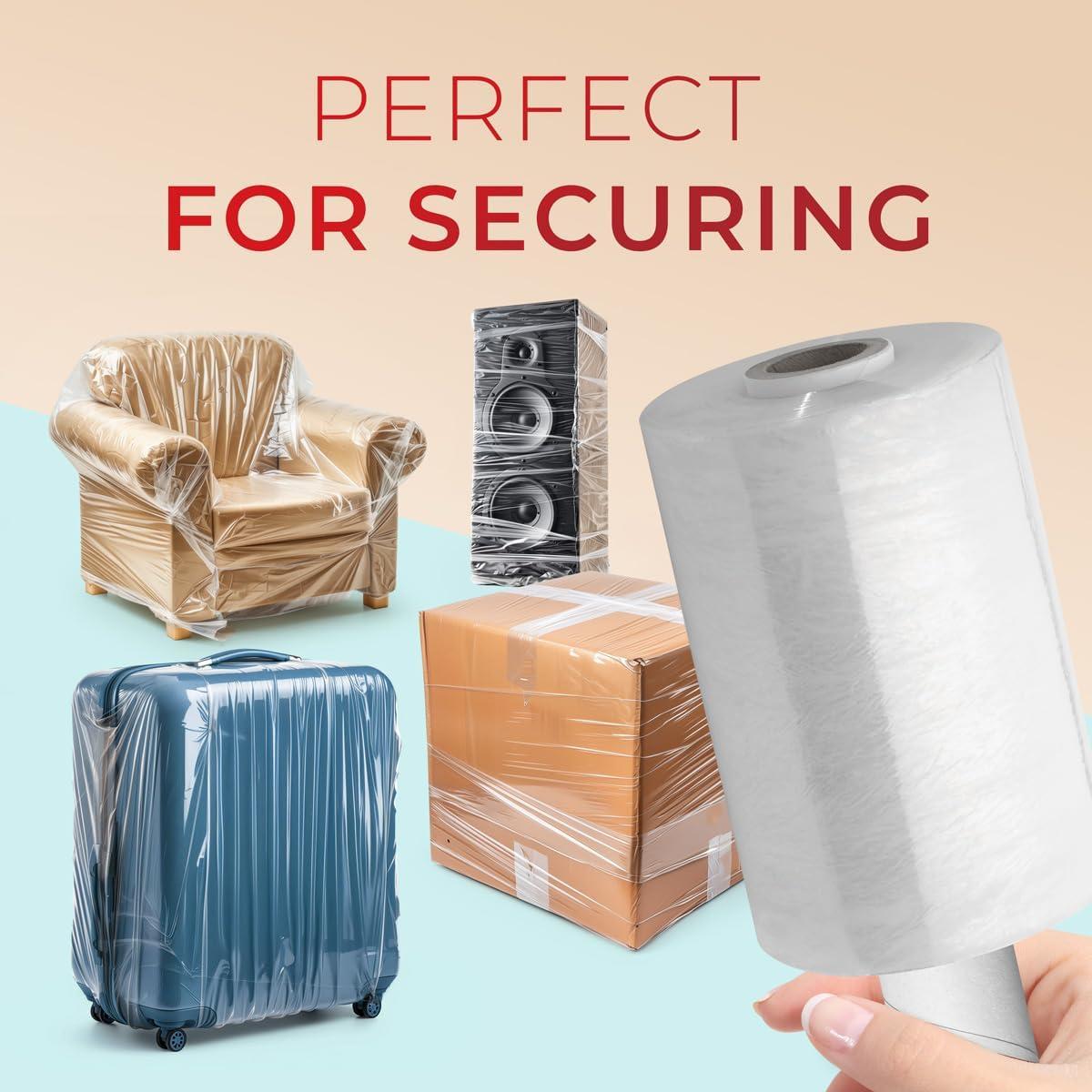 Rollos de Envoltura Retráctil Transparente 12 Unidades 1.52 m