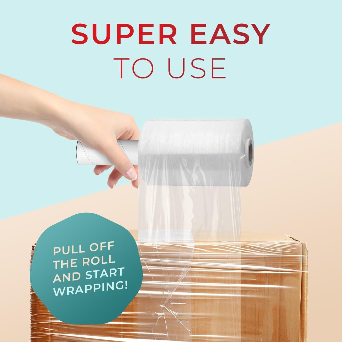 Rollos de Envoltura Retráctil Transparente 12 Unidades 1.52 m