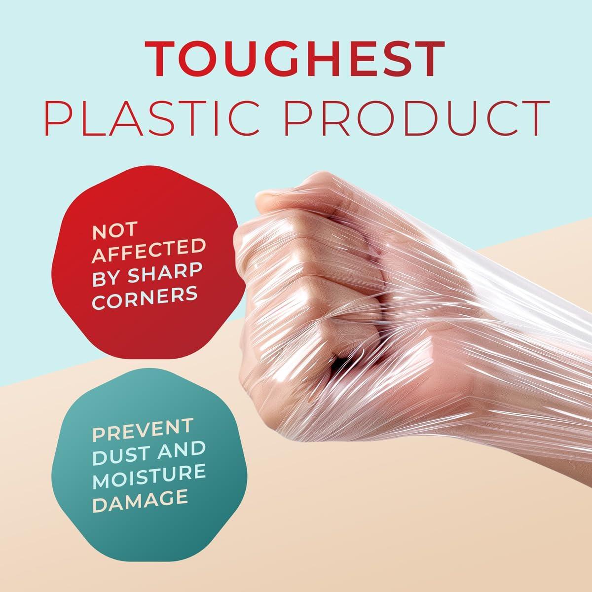 Rollos de Envoltura Retráctil Transparente 12 Unidades 1.52 m