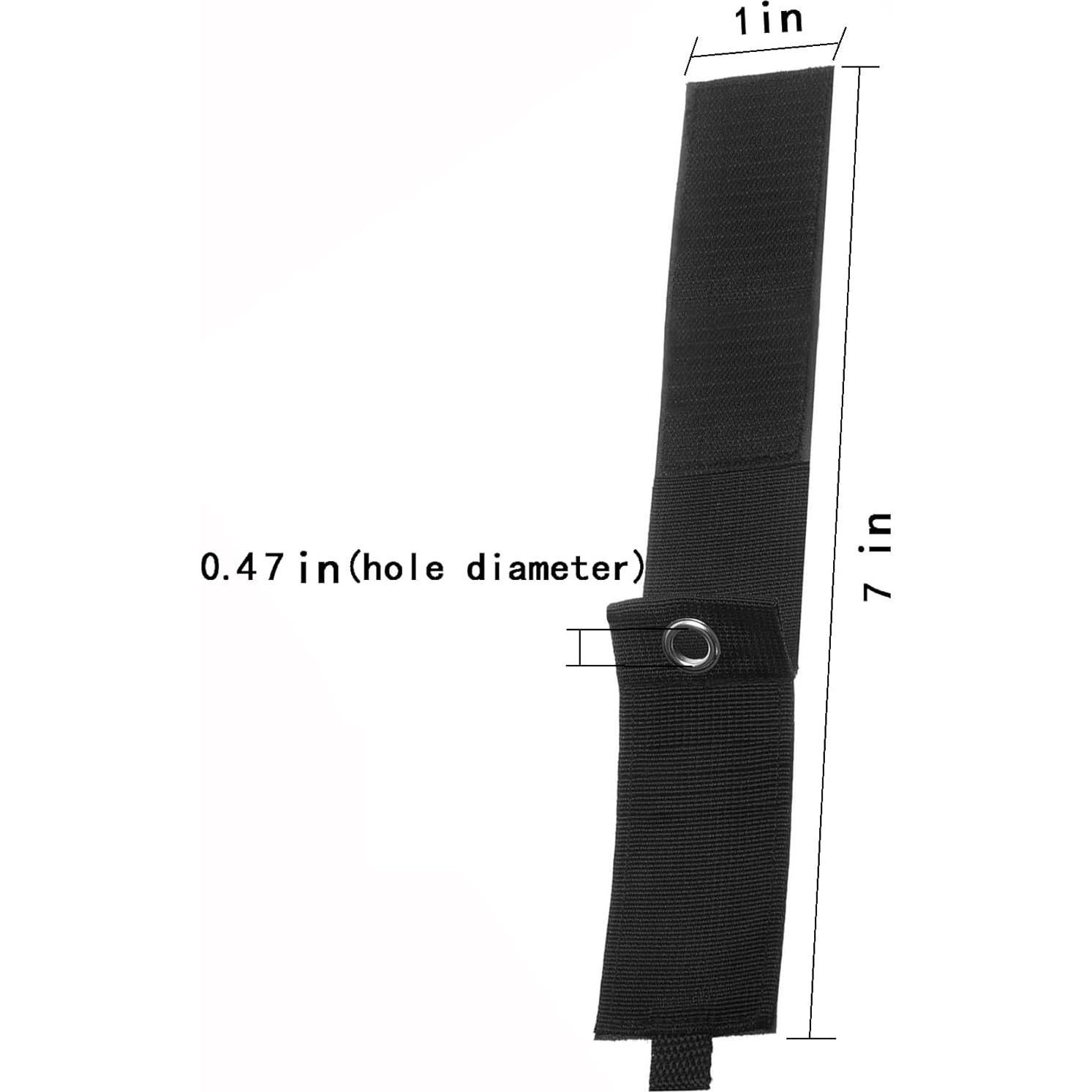 Correas de Almacenamiento HUAHAITGCH 17.78 cm Ajustables (Paquete de 6)