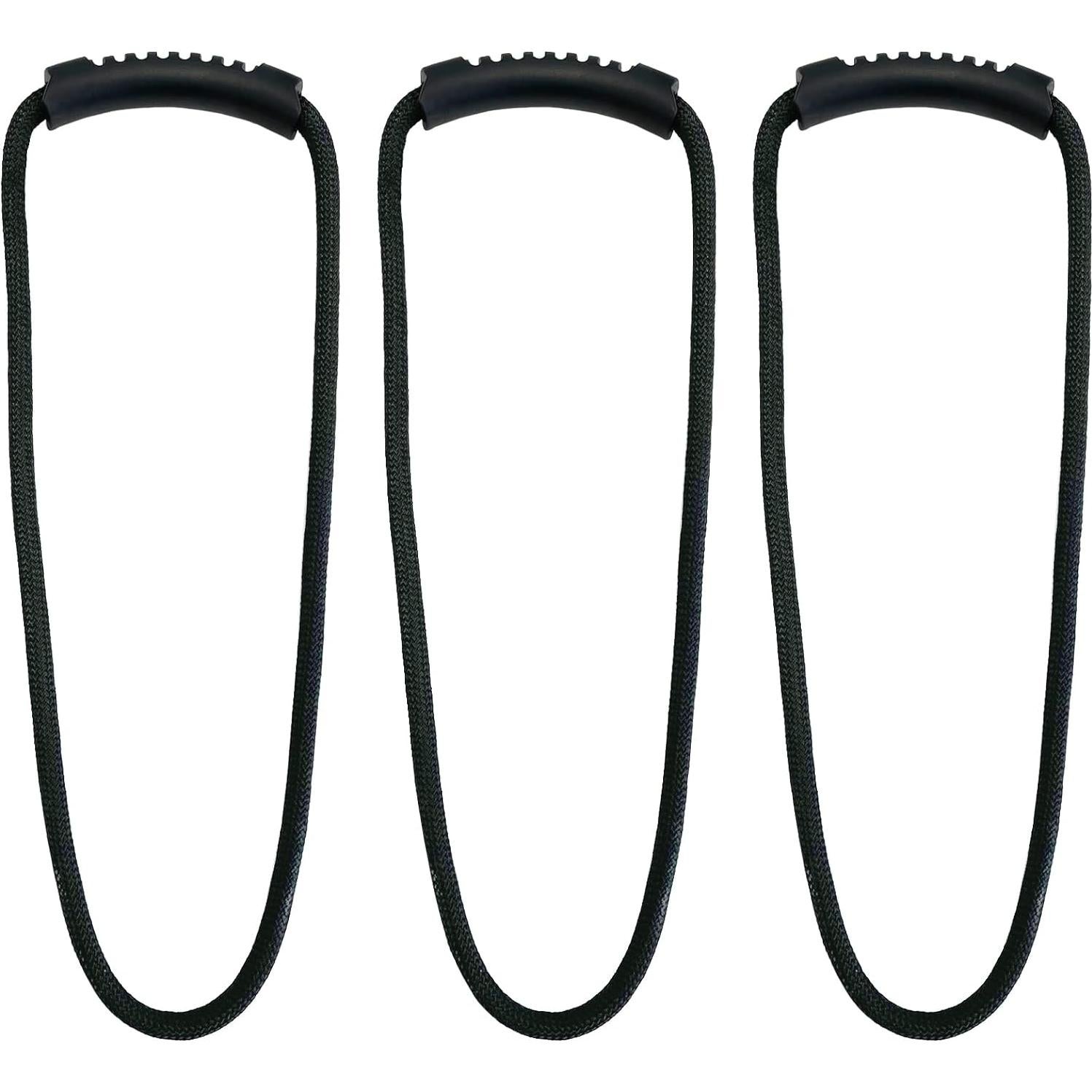 Correas de Almacenamiento Wrap-It Loop-It 45.72 cm Negro - Paquete de 3