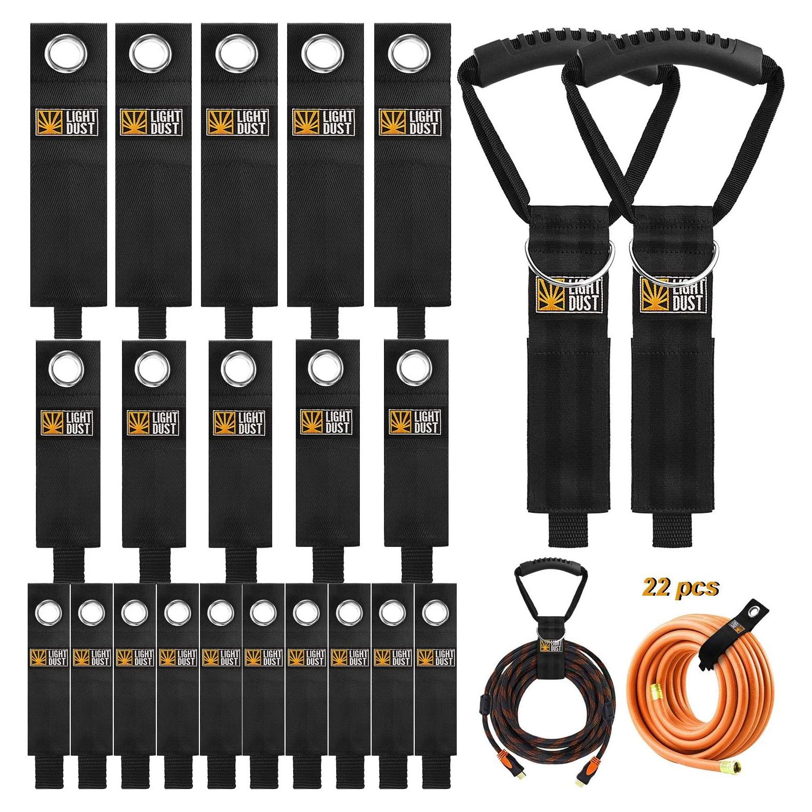Correas de Almacenamiento LIGHT DUST 22PCS Nylon 42cm 79.4kg