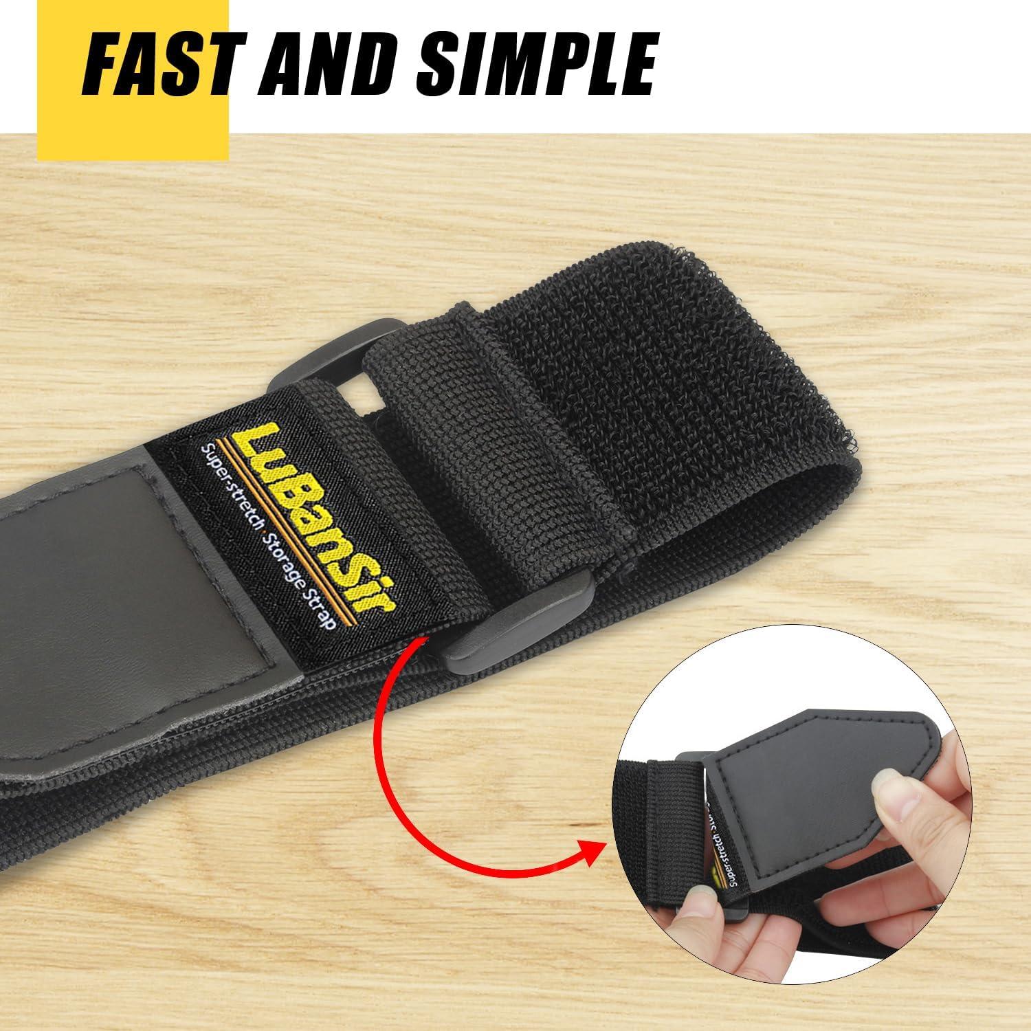 Correas Elásticas de Cinch LuBanSir 30.48cm 8 Pack para Almacenamiento