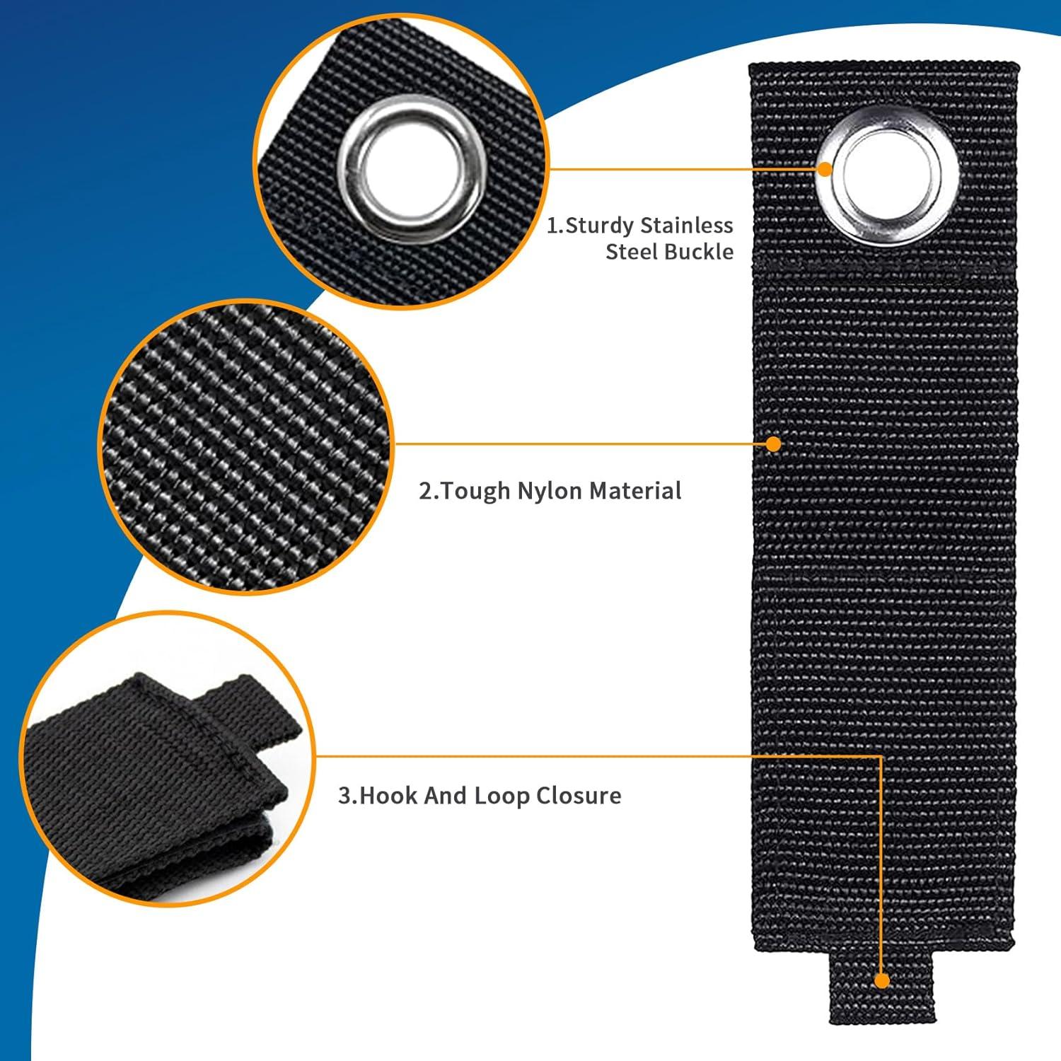 Correas de Almacenamiento Xuuza 43 cm - Paquete de 8 Organizador