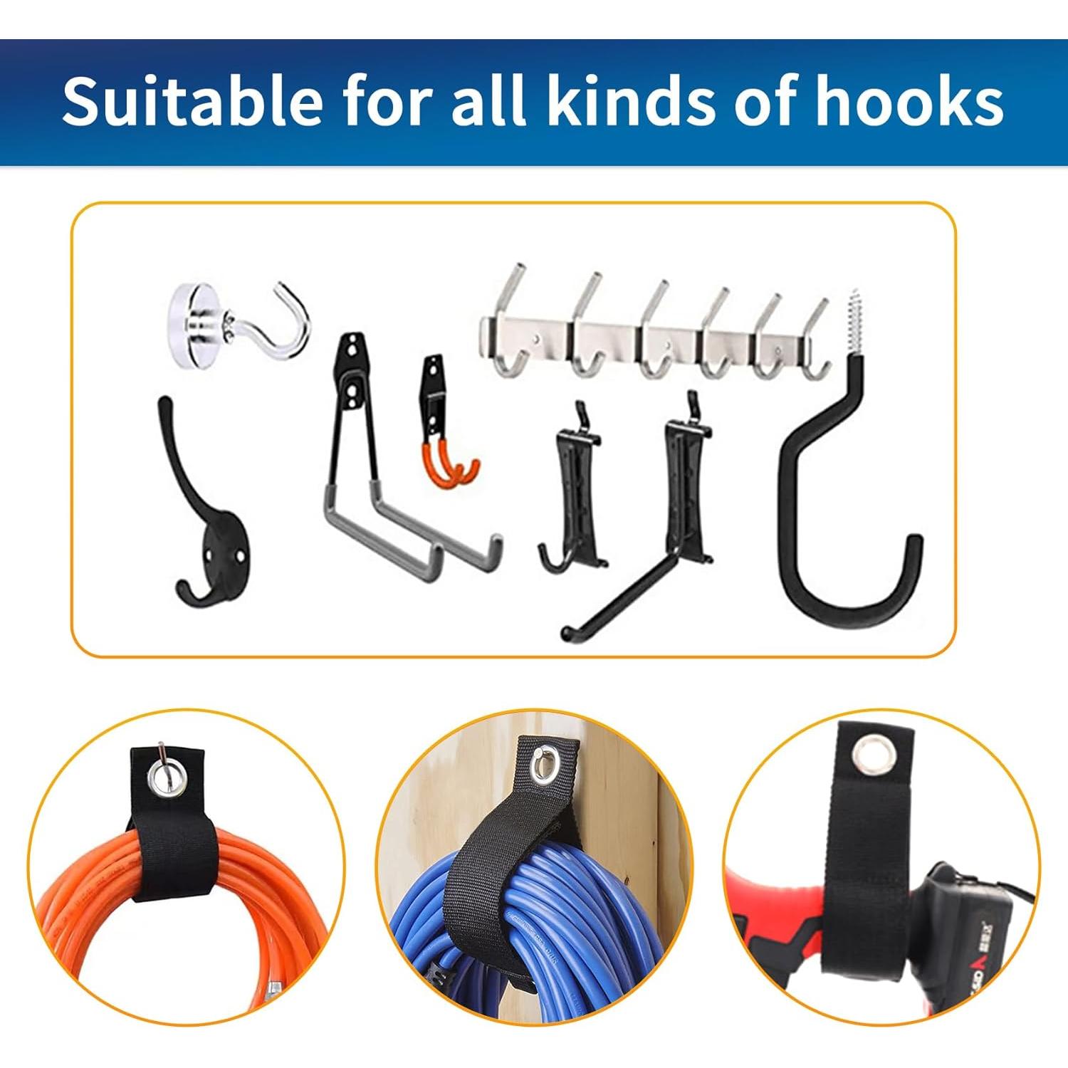 Correas de Almacenamiento Xuuza 43 cm - Paquete de 8 Organizador