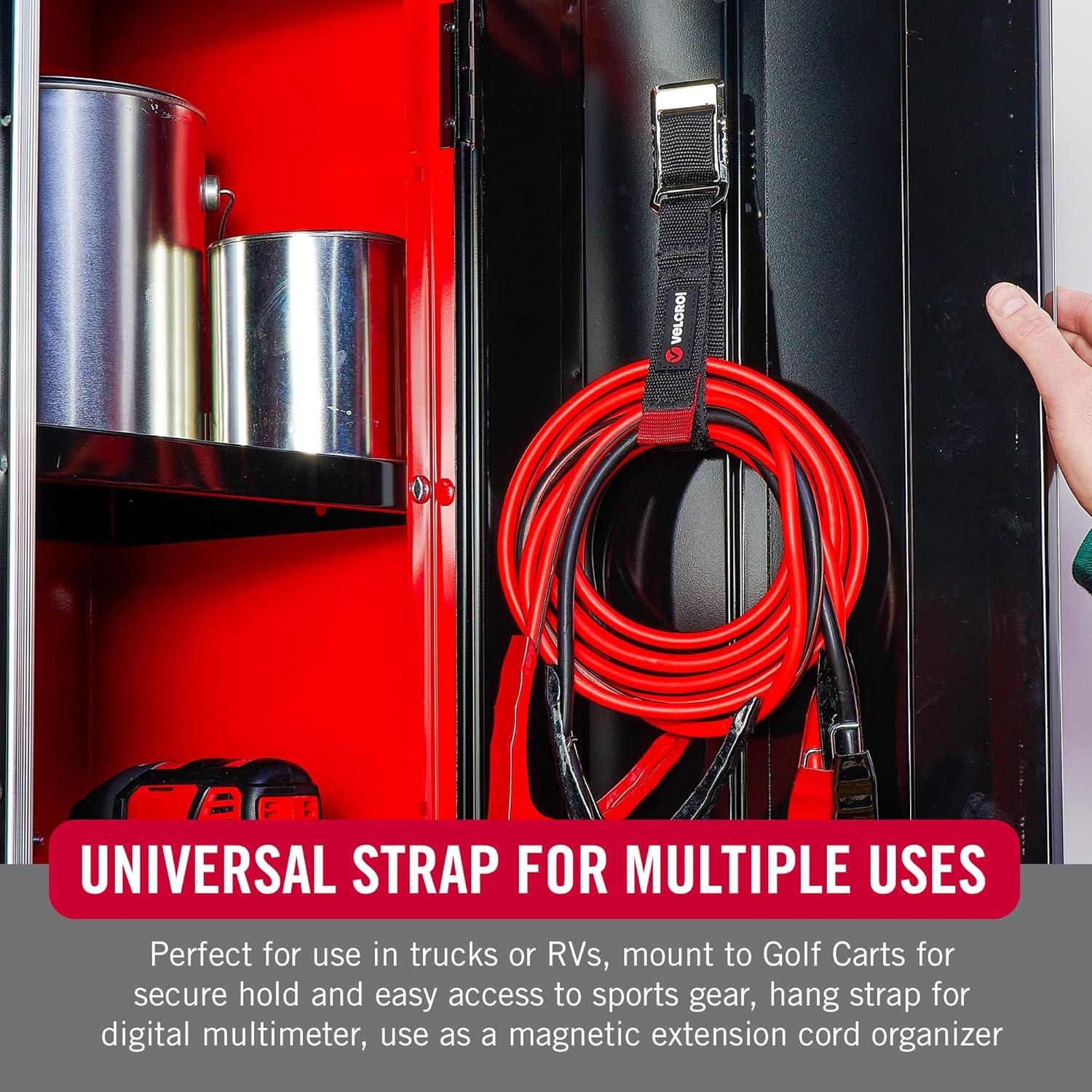 Correa Magnética de Almacenamiento Velcro 61cm Soporta 6.8kg