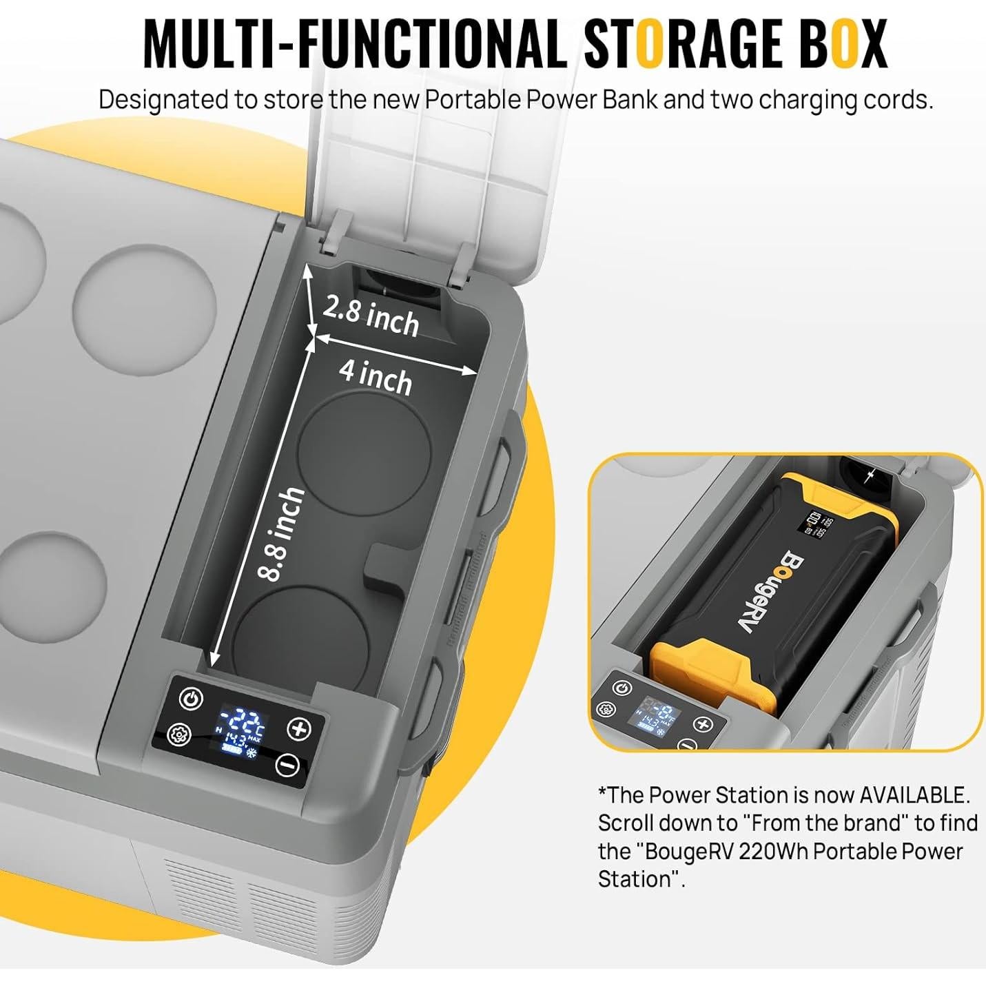 Refrigerador Portátil BougeRV CRPRO 30L 12V Compresor