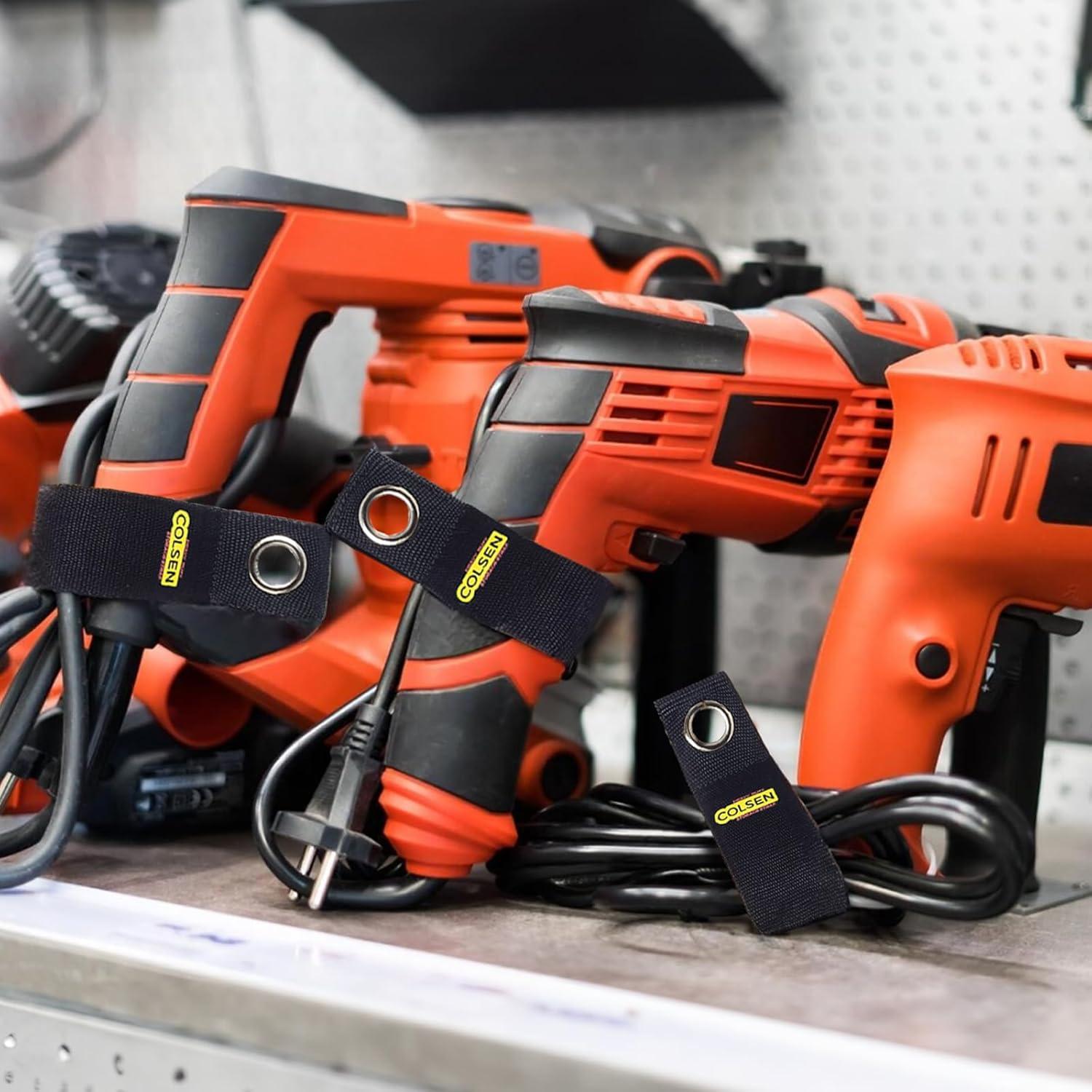 Correas de Almacenamiento Colsen 10" (6 Pack) para Cables y Mangueras