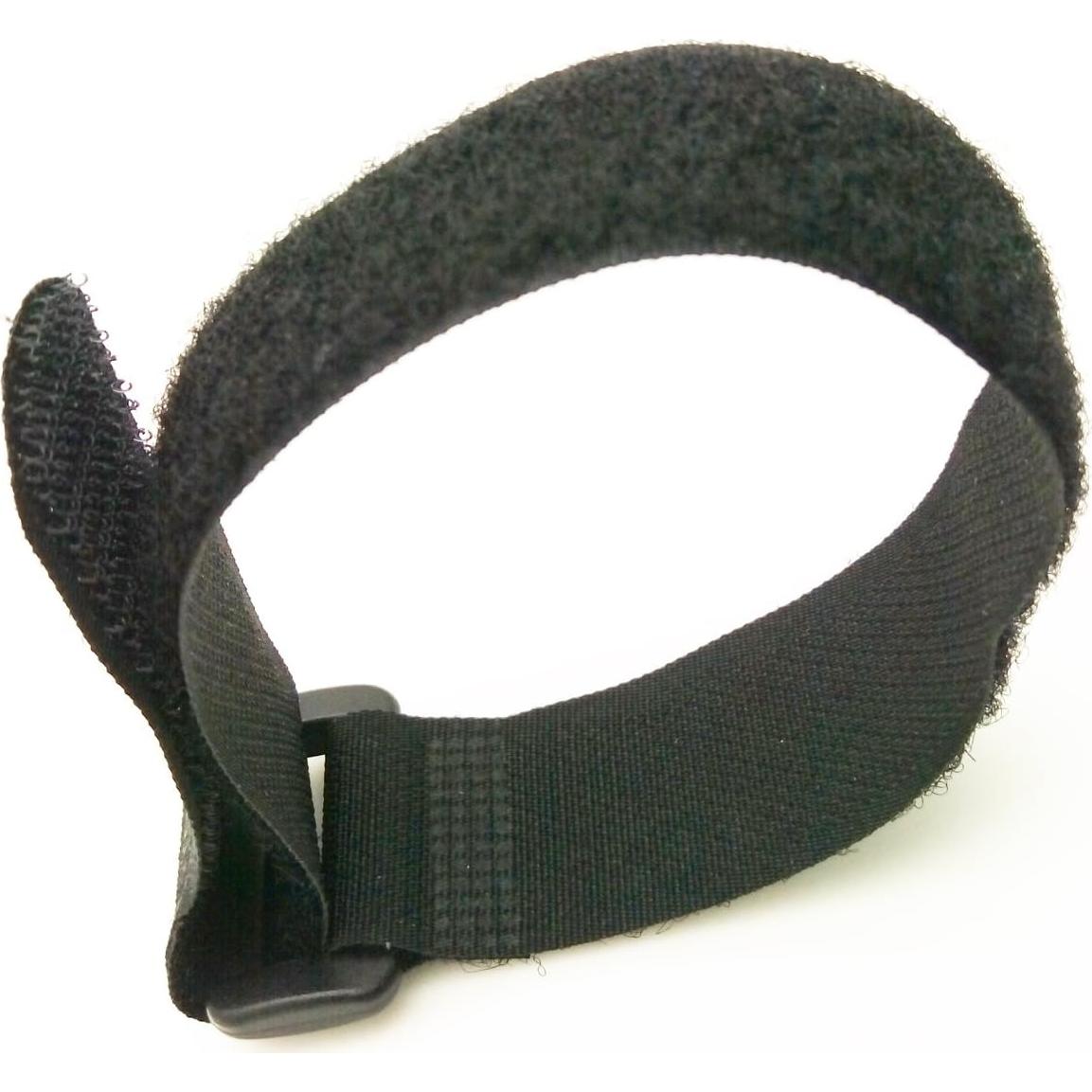 Correas de Gancho y Bucle LJY 16 Piezas 30 cm Negro