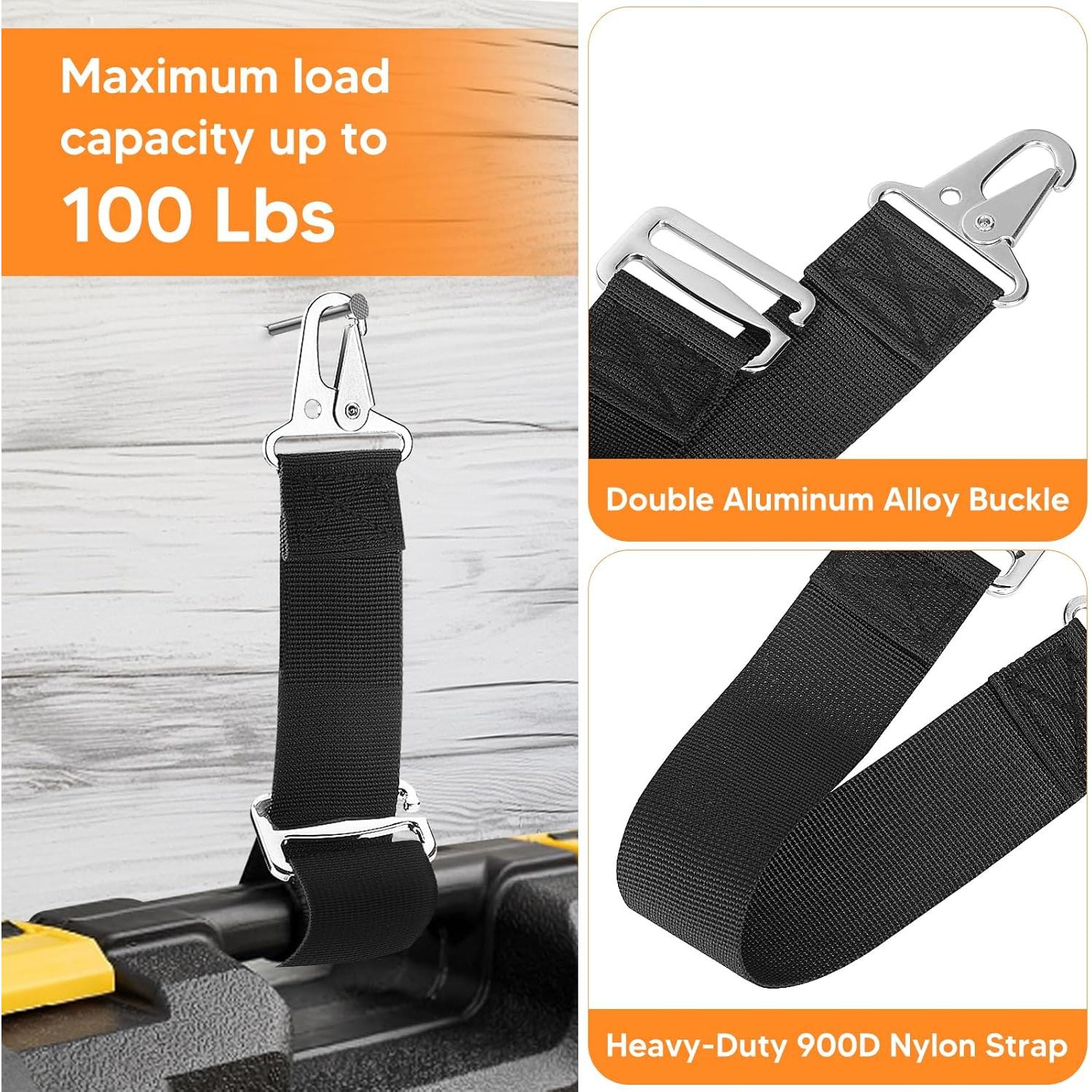 Organizador de Cables de Extensión DEXLALA - 6 Paquetes Ajustables