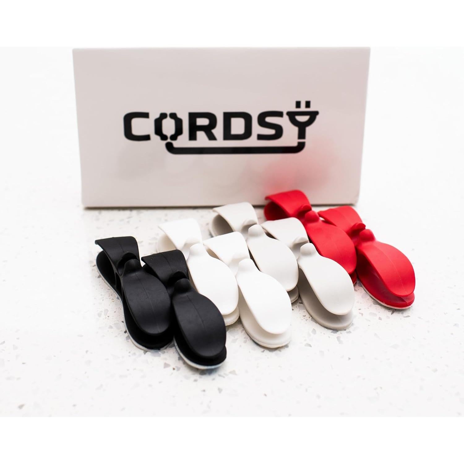 Organizador de Cables CORDSY - Silicona Premium - Paquete de 8