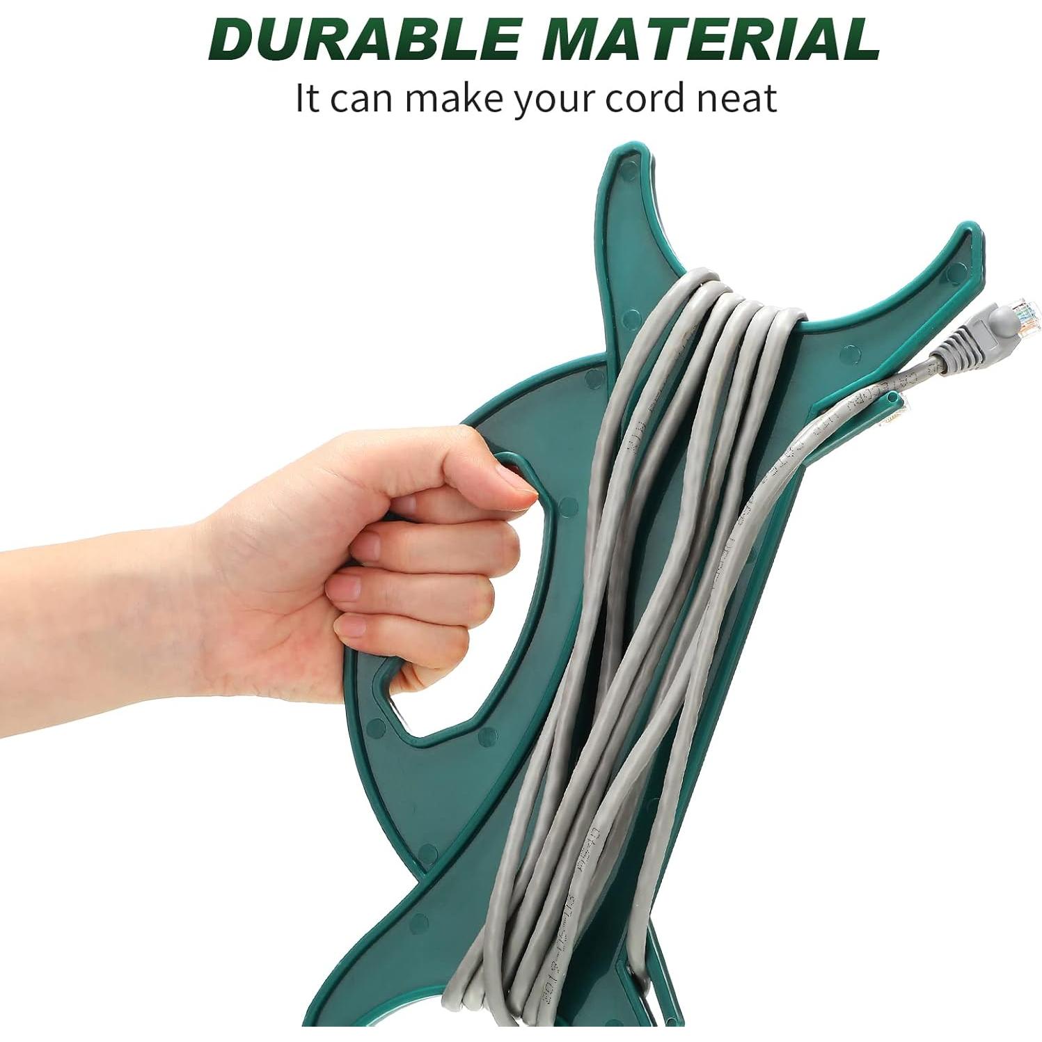 Organizador de Cables Queekay Atrovirens 3 Piezas 30x15cm