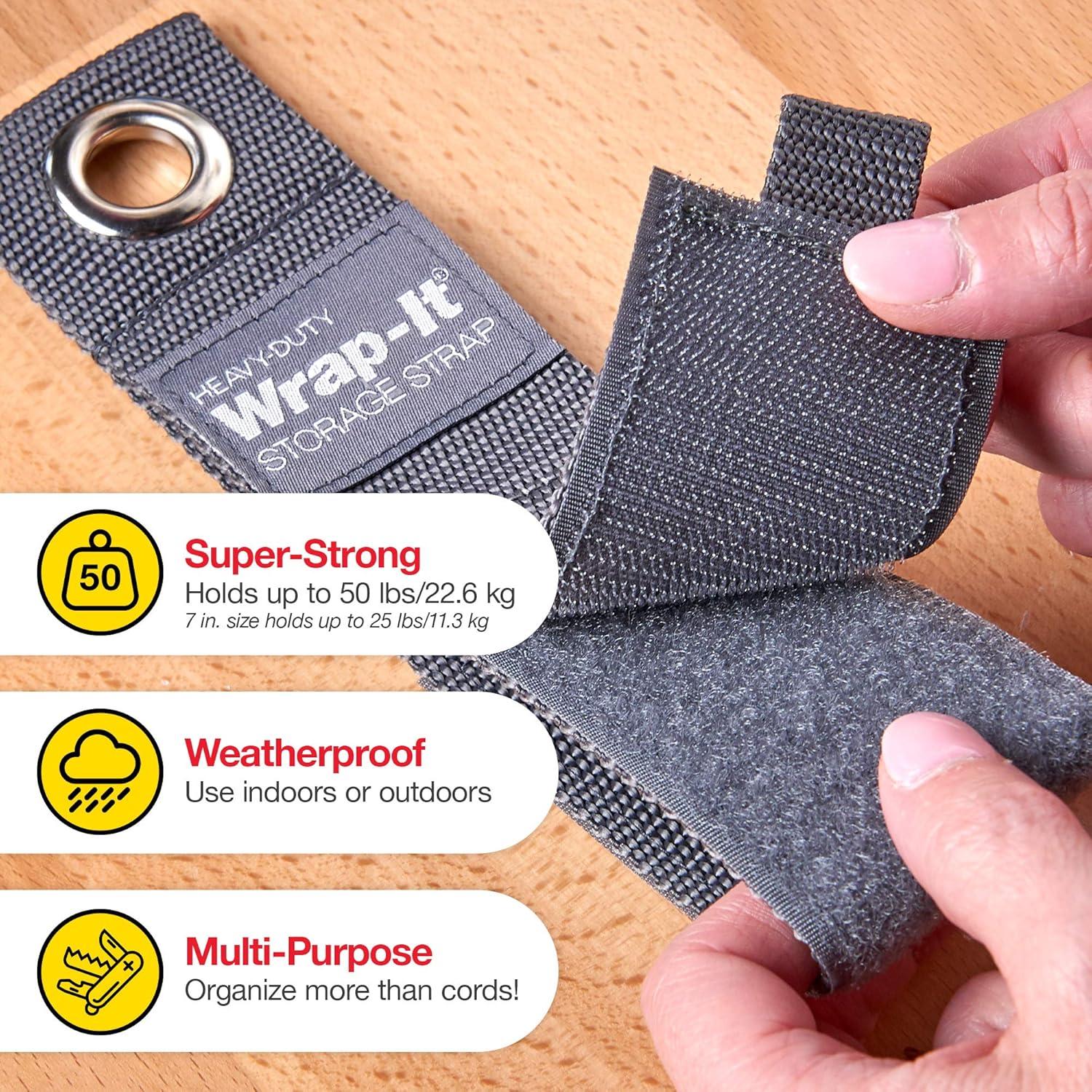 Correas de Almacenamiento Wrap-It 10 Piezas Alta Resistencia