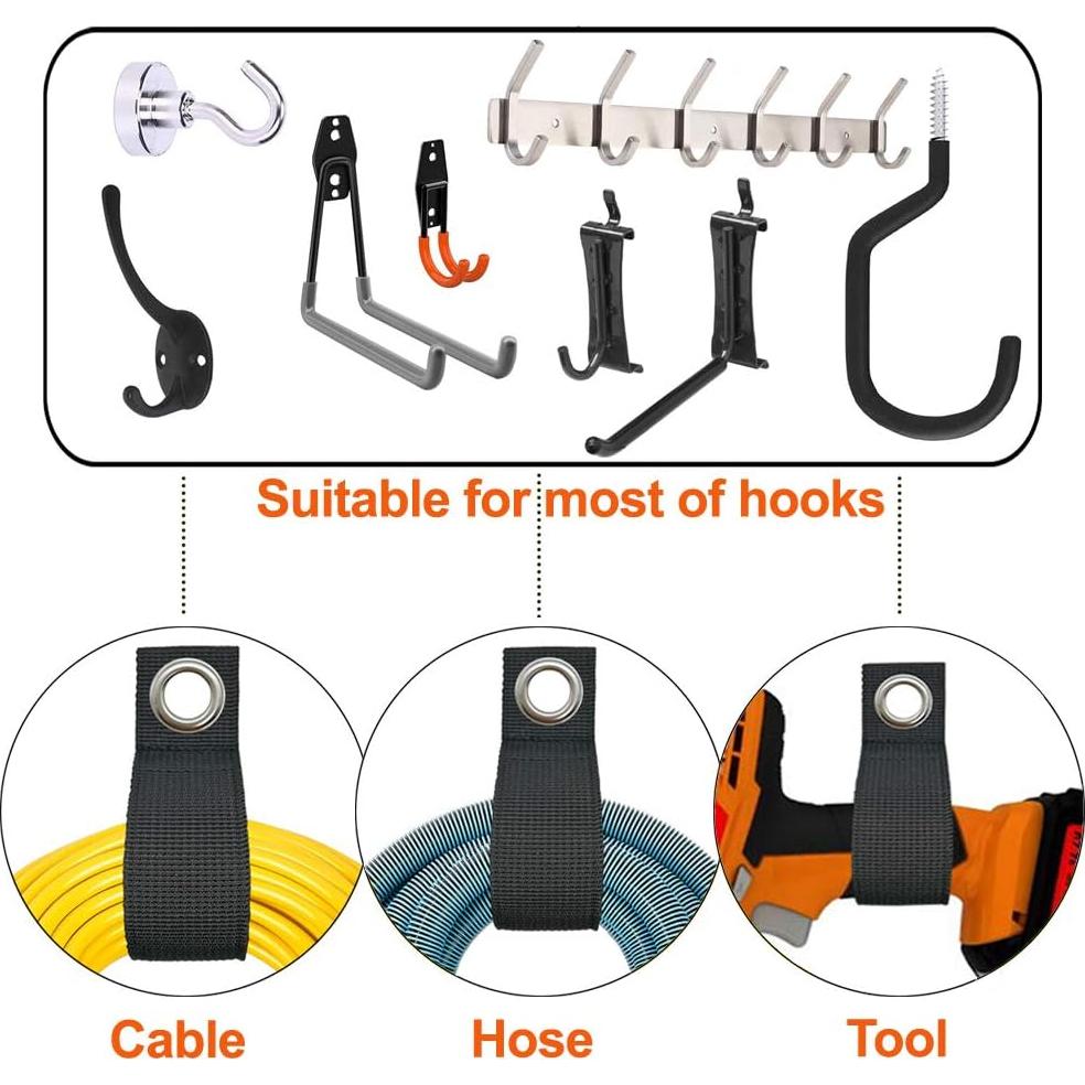 Correas de Almacenamiento Nylon ZTSXLLIM 10 Piezas 36.32 cm