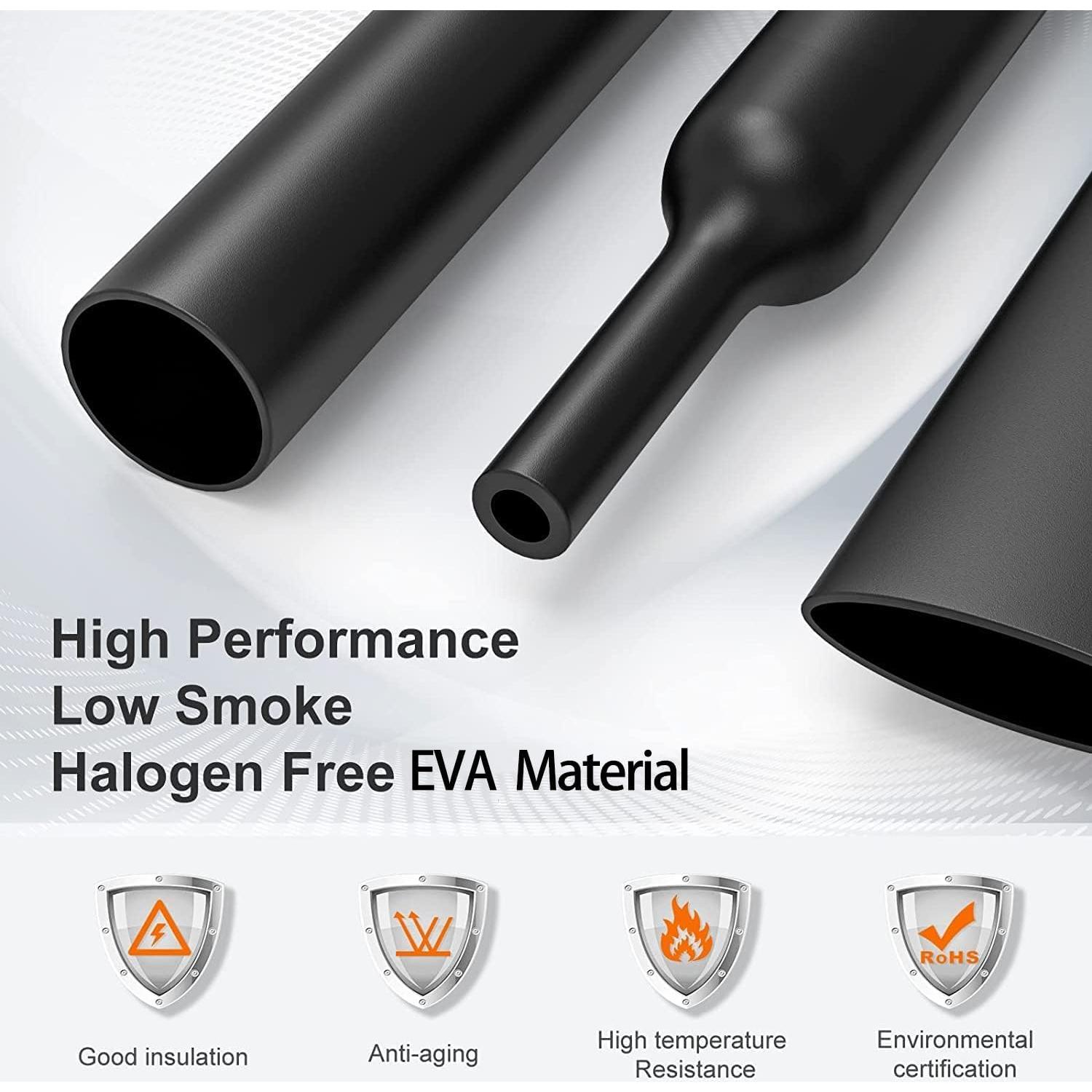 Kit 600PCS Tubos Termocontraíbles Eventronic 2:1 - 12 Tamaños