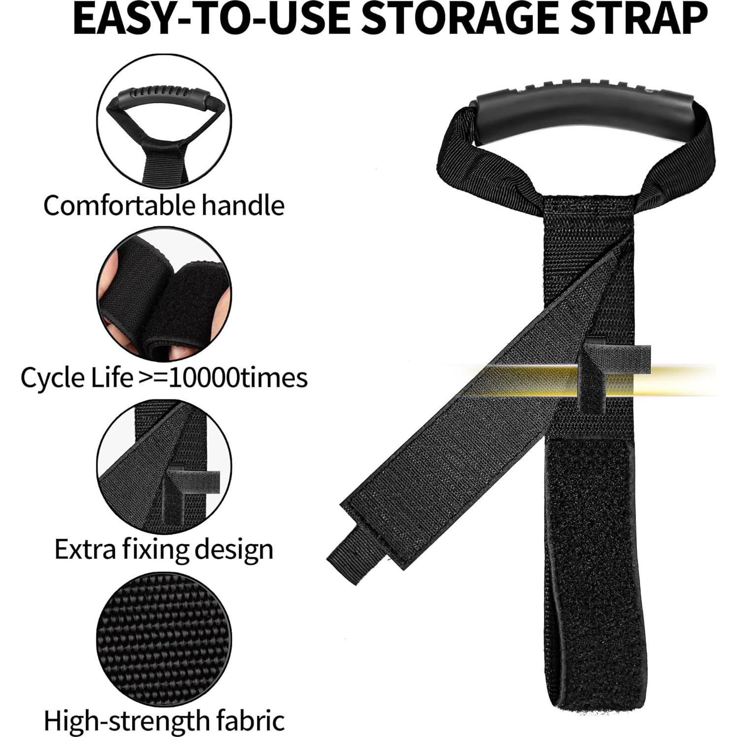 Correas de Almacenamiento Easy-Carry POWGRN 66 cm (2-Pack) Organizador