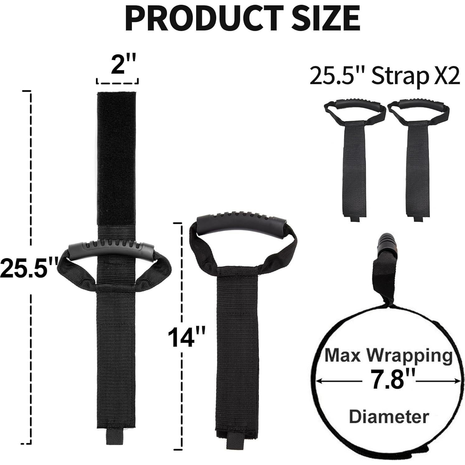 Correas de Almacenamiento Easy-Carry POWGRN 66 cm (2-Pack) Organizador