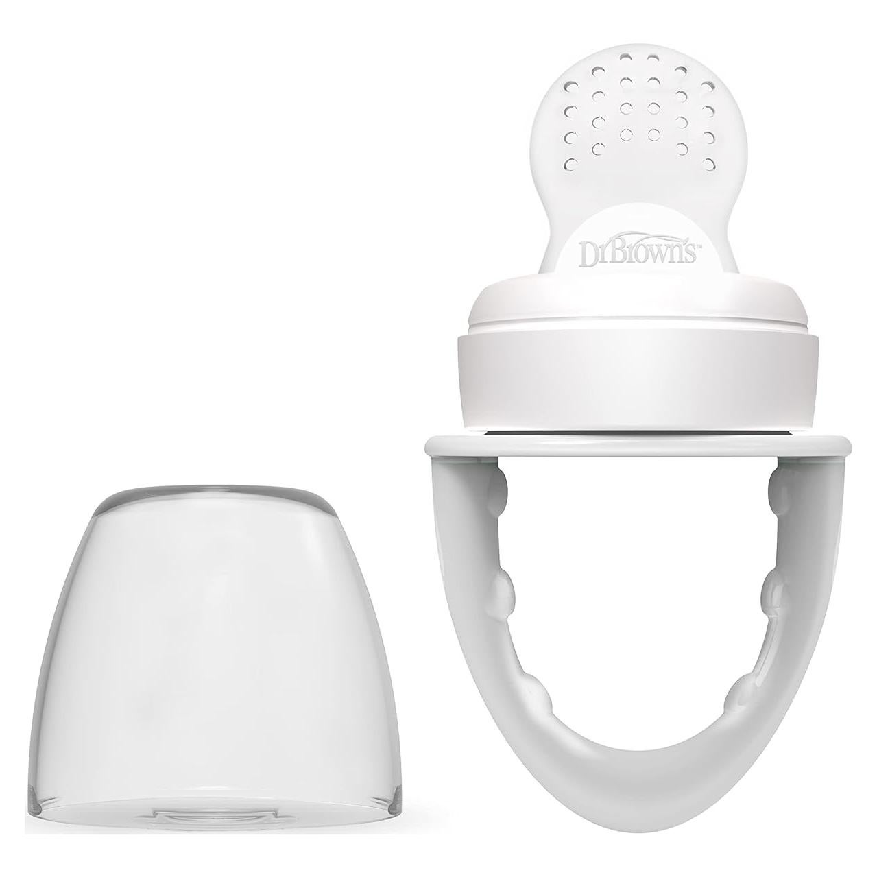 Alimentador de Silicona Dr. Brown's Primeros Sabores Gris