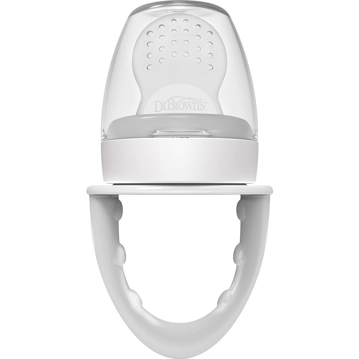 Alimentador de Silicona Dr. Brown's Primeros Sabores Gris