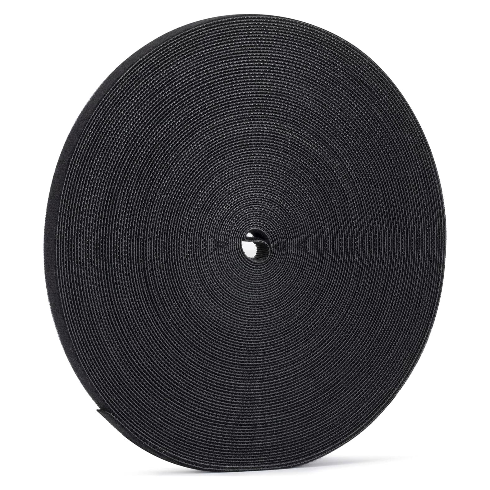 Cinta de sujeción reutilizable XINYIBO 1,27 cm x 22,86 m negra