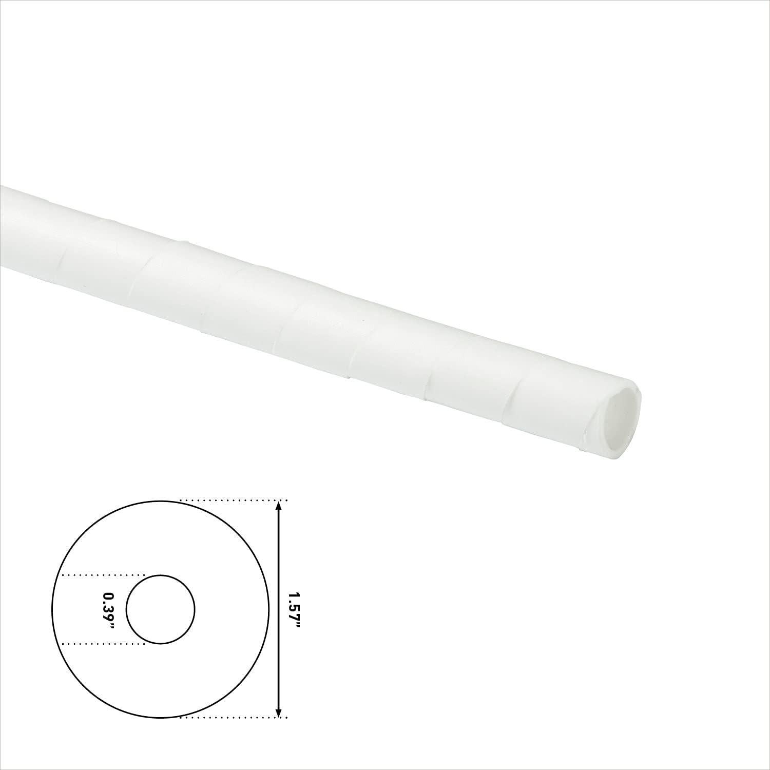 Envoltura de Cables D-Line 2.5m Blanca, Diámetro 1-3.81cm