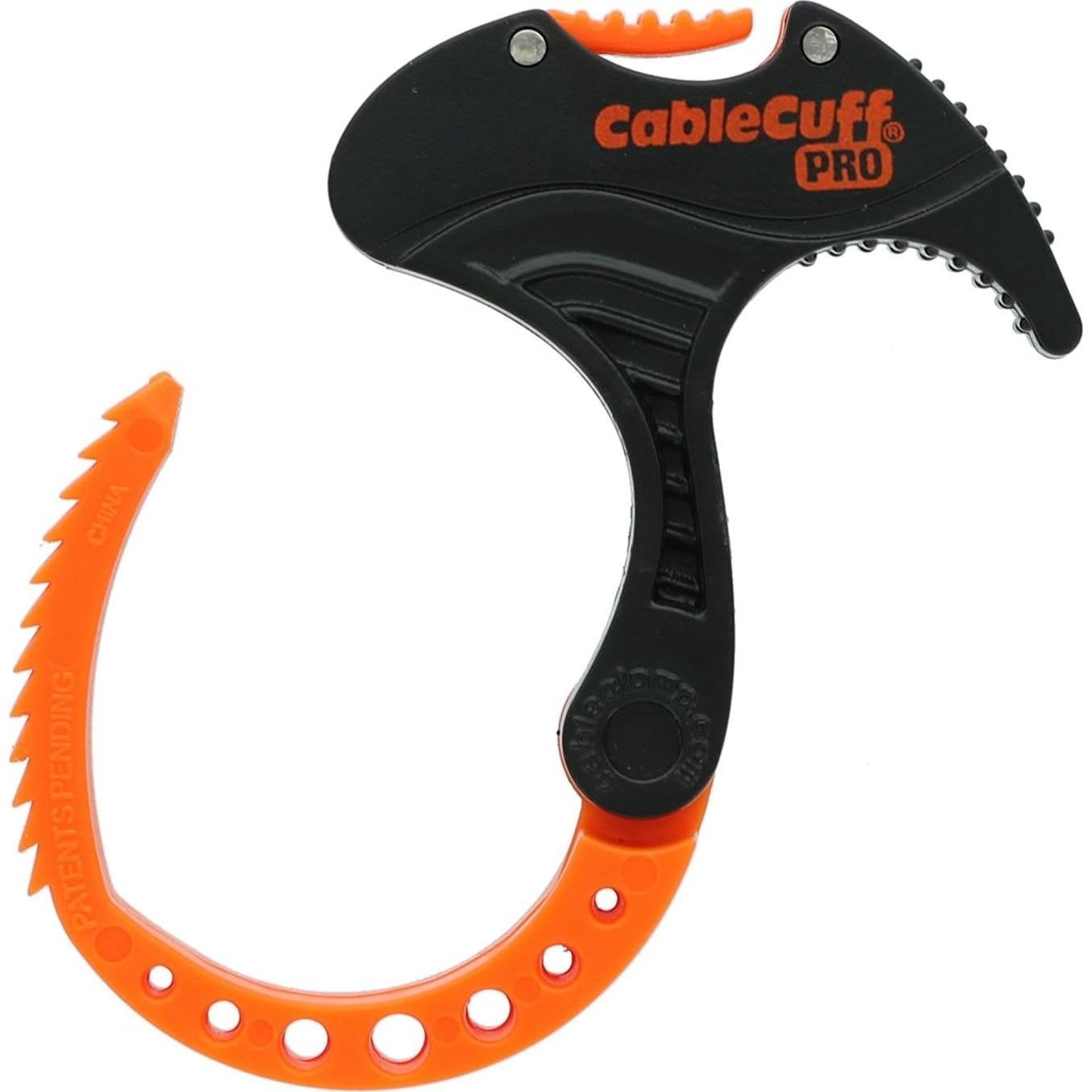 Cable Cuff PRO - 5 Piezas Reutilizables 2.54 cm Negro/Naranja