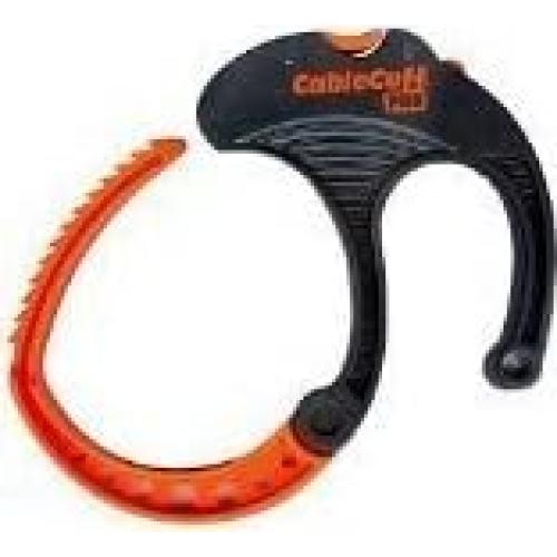 Cable Cuff PRO - 5 Piezas Reutilizables 2.54 cm Negro/Naranja