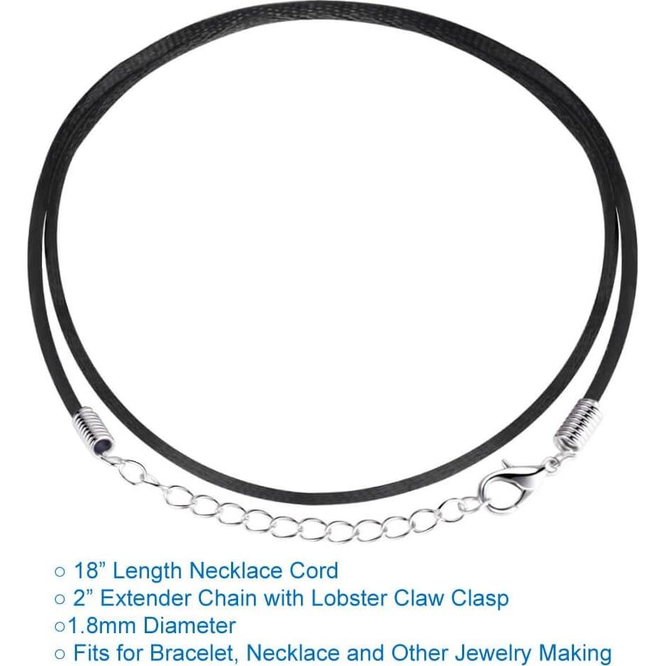 Cordones de Collar Selizo 100 Piezas Seda Satinada Multicolor