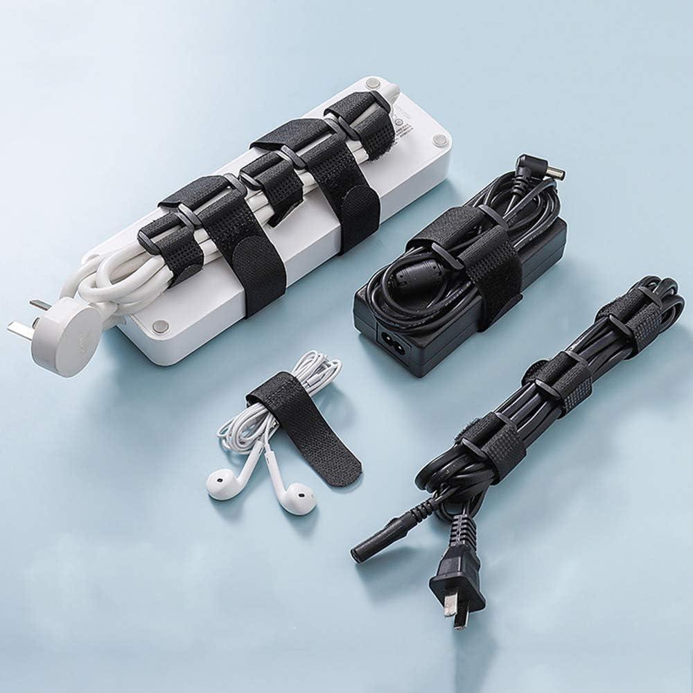 Correas de Cable Autoadhesivas HUAPX 2.5 cm x 30.5 cm - Paquete de 10