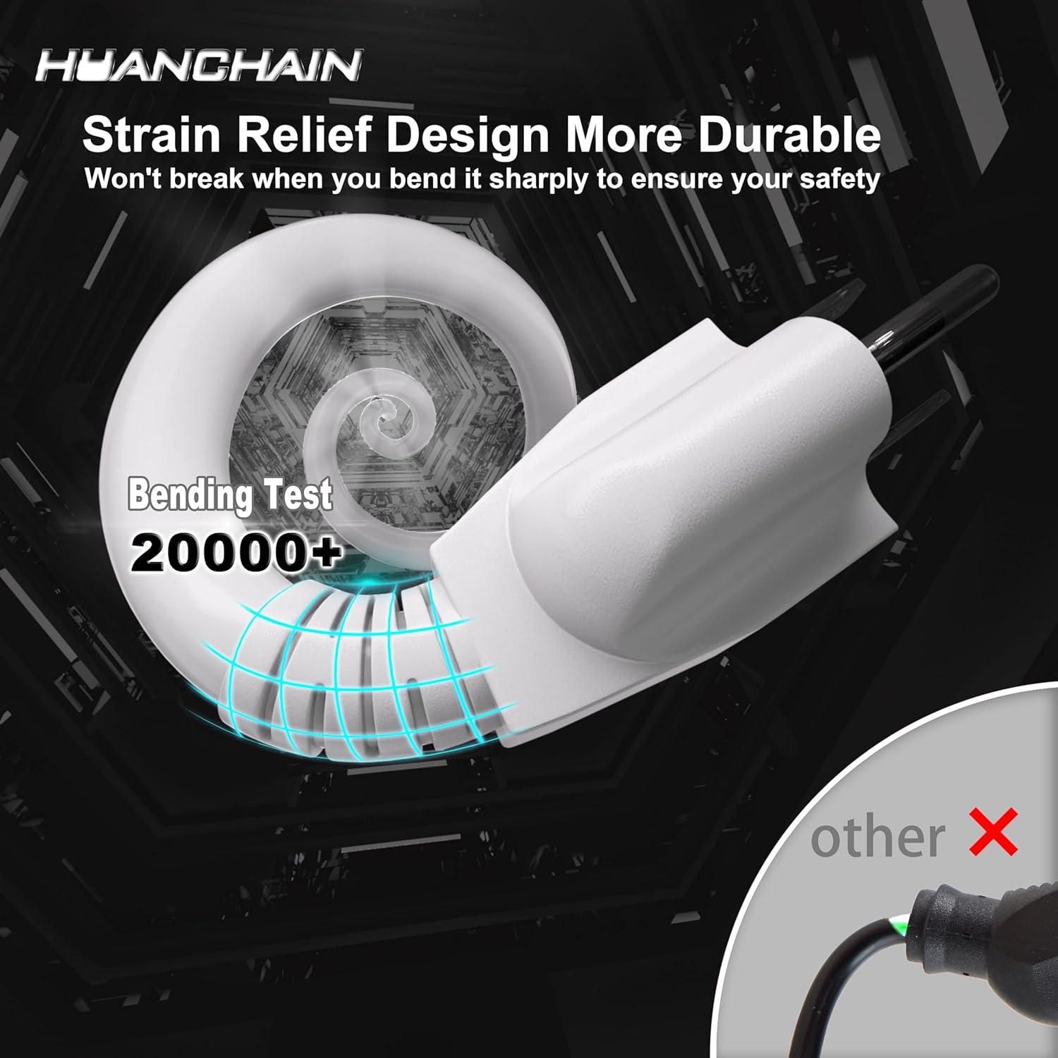 Cable de Extensión HUANCHAIN 7.62m 16AWG Impermeable 13A