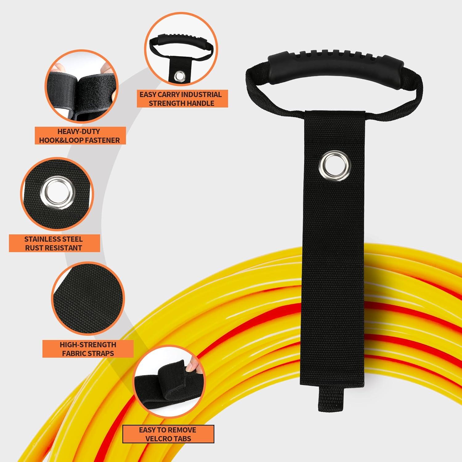 Organizador de Cables Depotner - 6 Correas de Velcro 43-71 cm