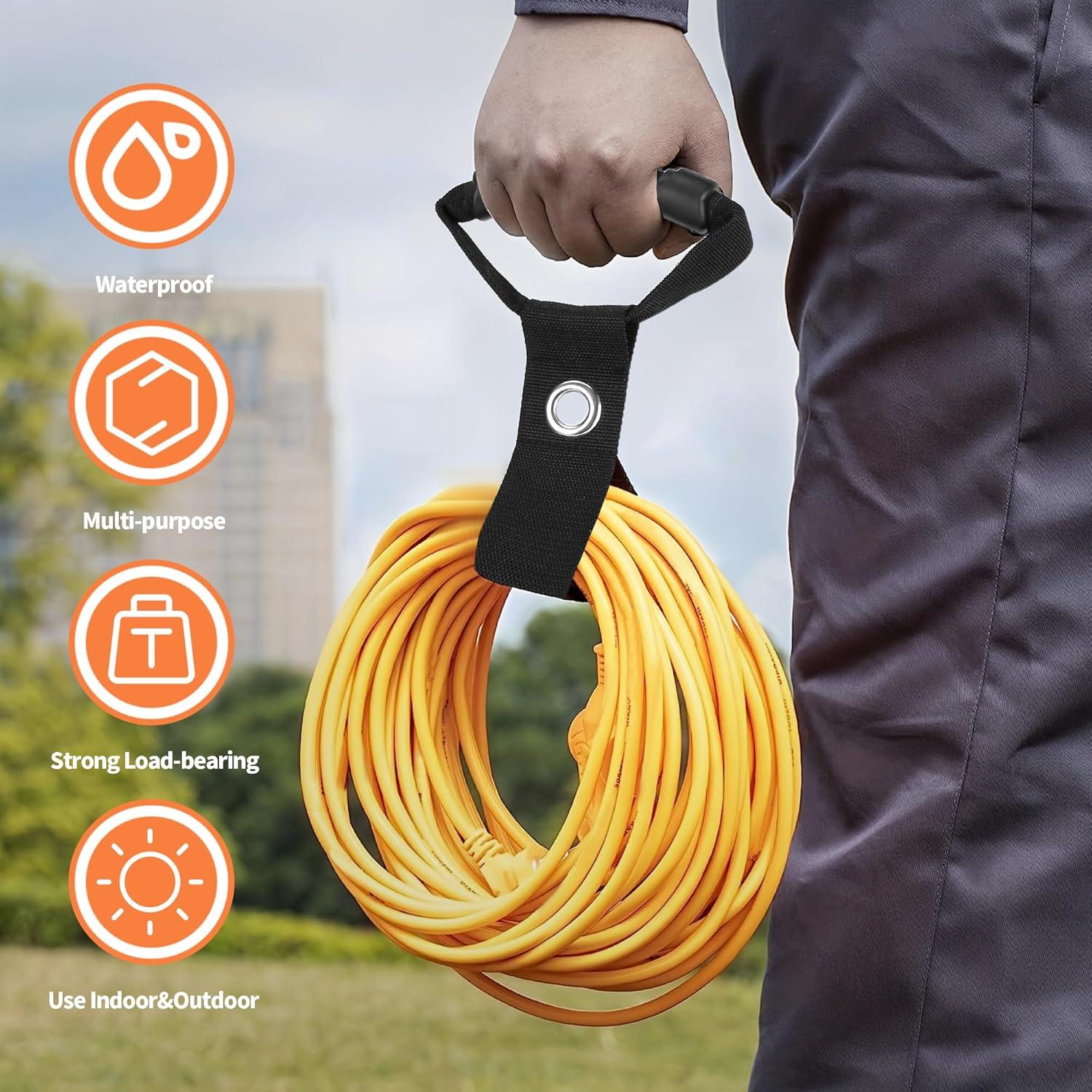 Organizador de Cables Depotner - 6 Correas de Velcro 43-71 cm