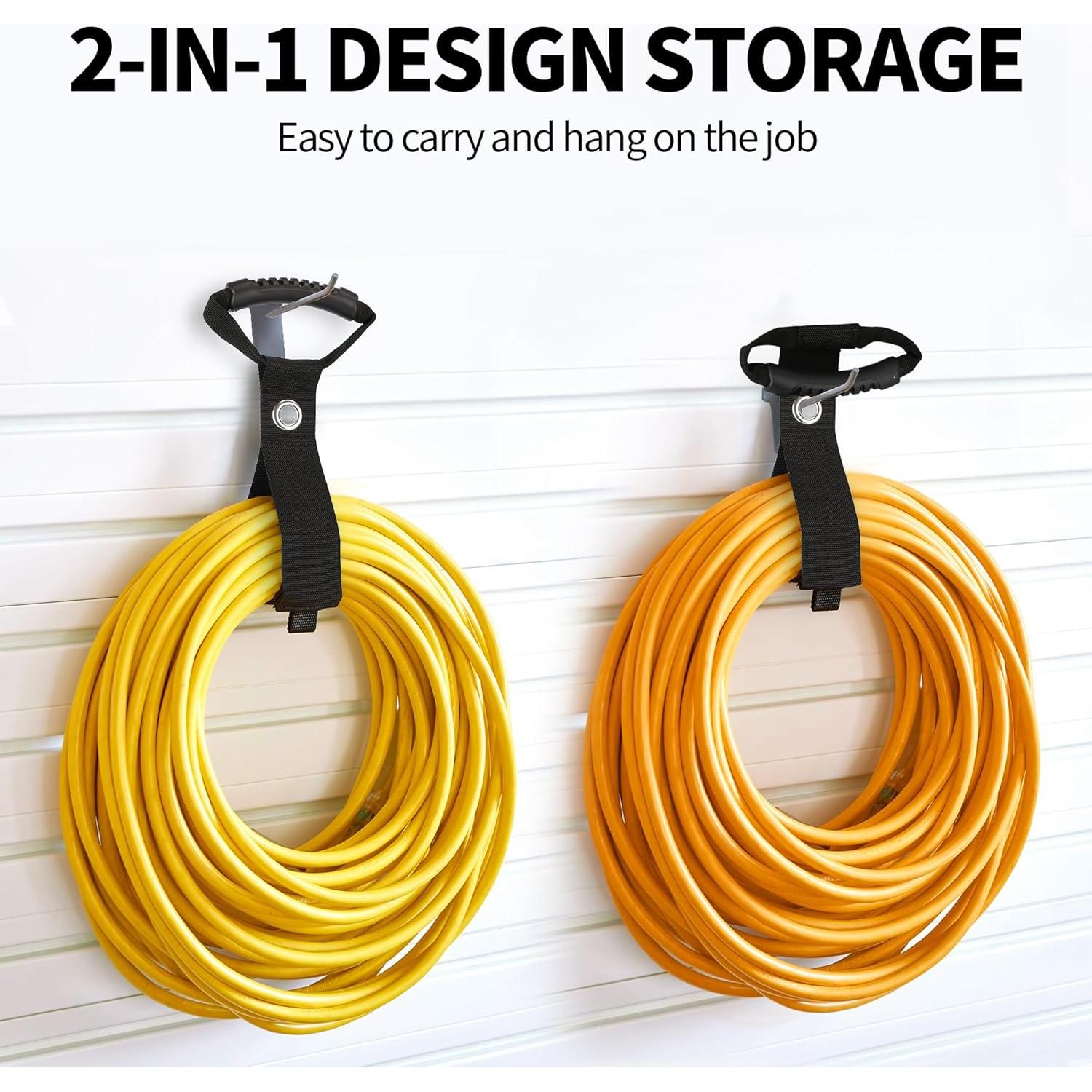 Organizador de Cables Depotner - 6 Correas de Velcro 43-71 cm