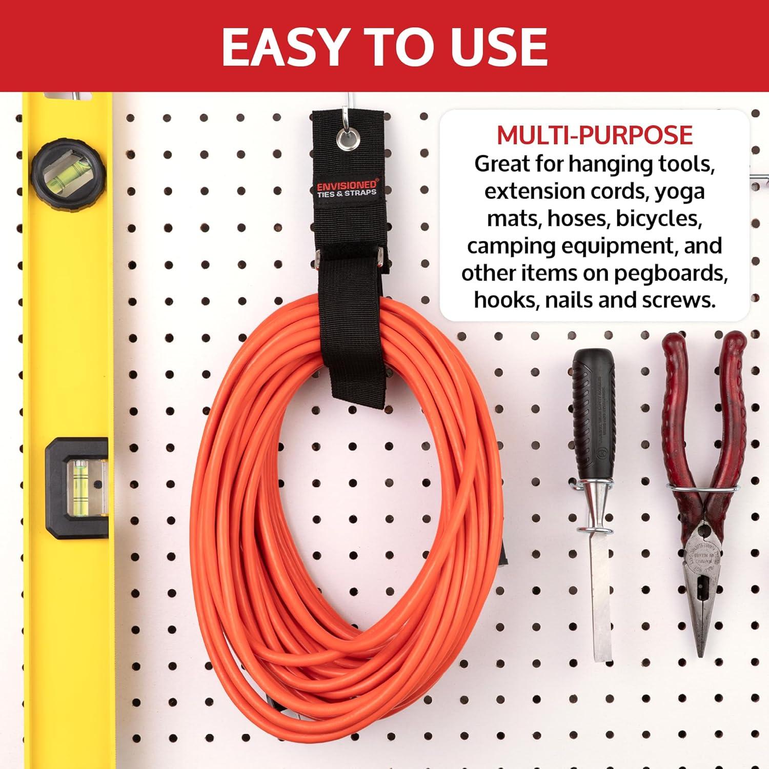Correas Colgantes Nylon ENVISIONED 3.81 cm x 38.1 cm - Soporte Cables
